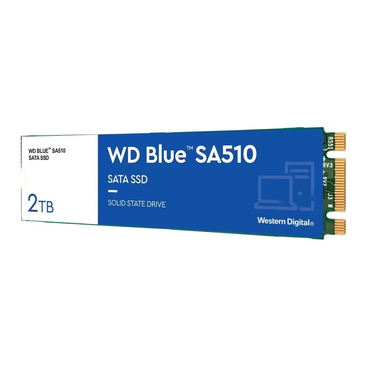 Western Digital SanDisk WD Blue SA510 2TB M.2 2280 SSD 2000GB interne SSD (2 TB) M.2"
