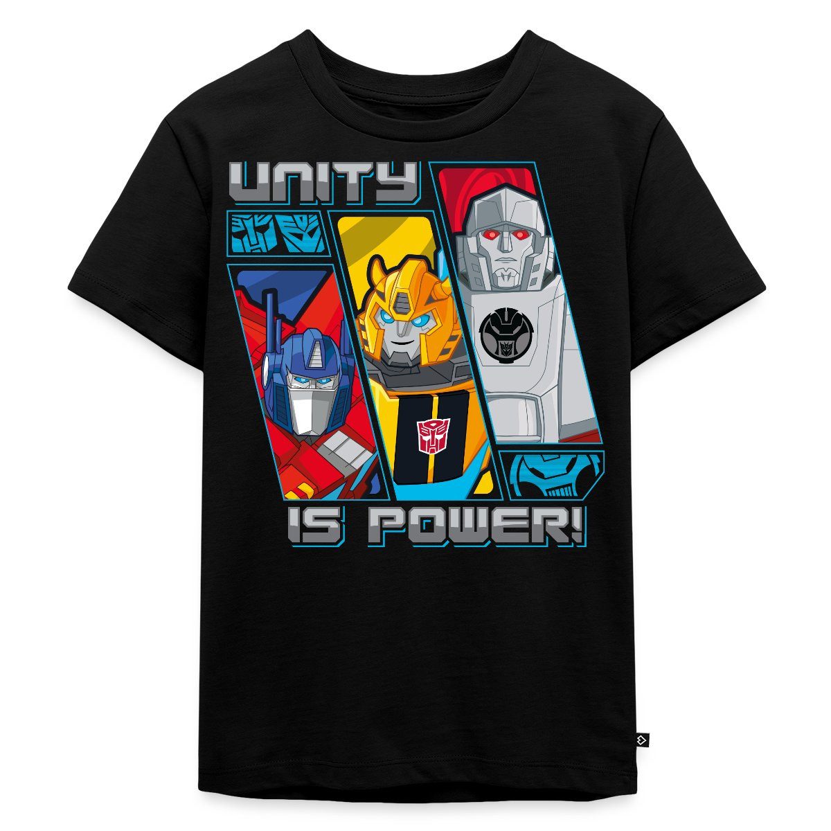 Spreadshirt T-Shirt Transformers Earth Spark Optimus Bumblebee Kinder Premium T-Shirt (1-tlg)