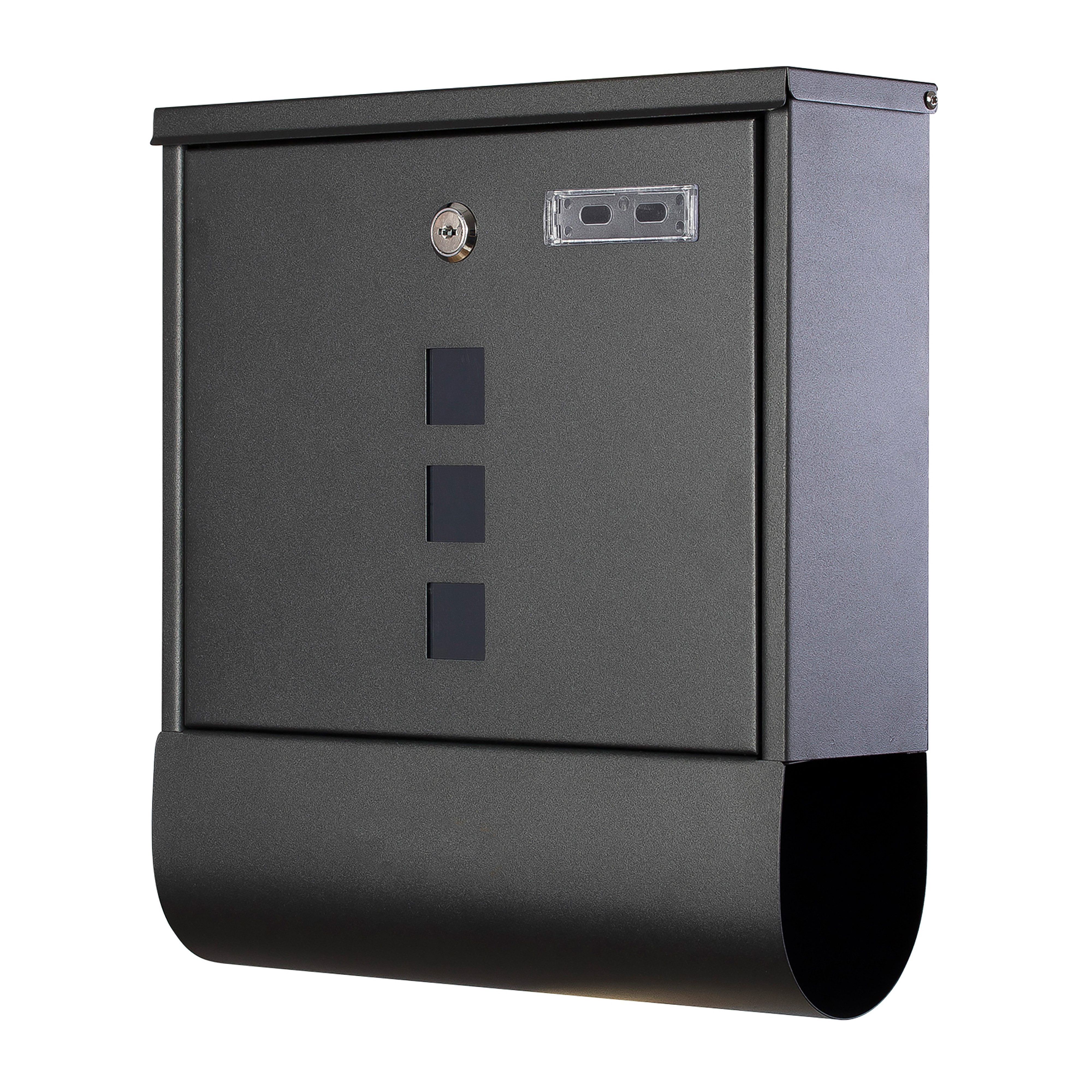 Grafner Briefkasten Briefkasten Zeitungsrolle schwarz 3 günstig online kaufen