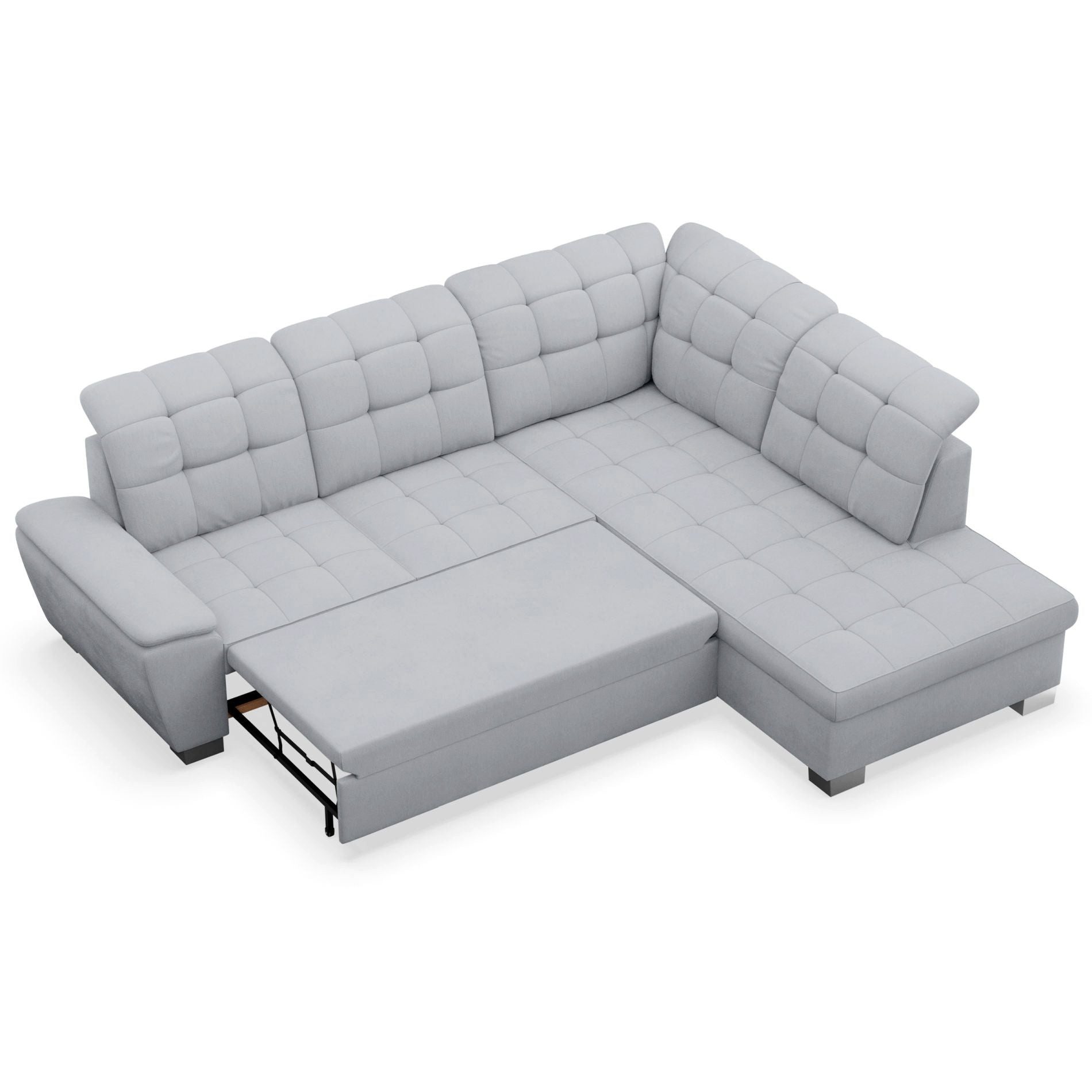 Selsey Ecksofa JAMAAL, Ecksofa mit Schlaffunktion, Bettkasten & Verita-Stoff, L-Form