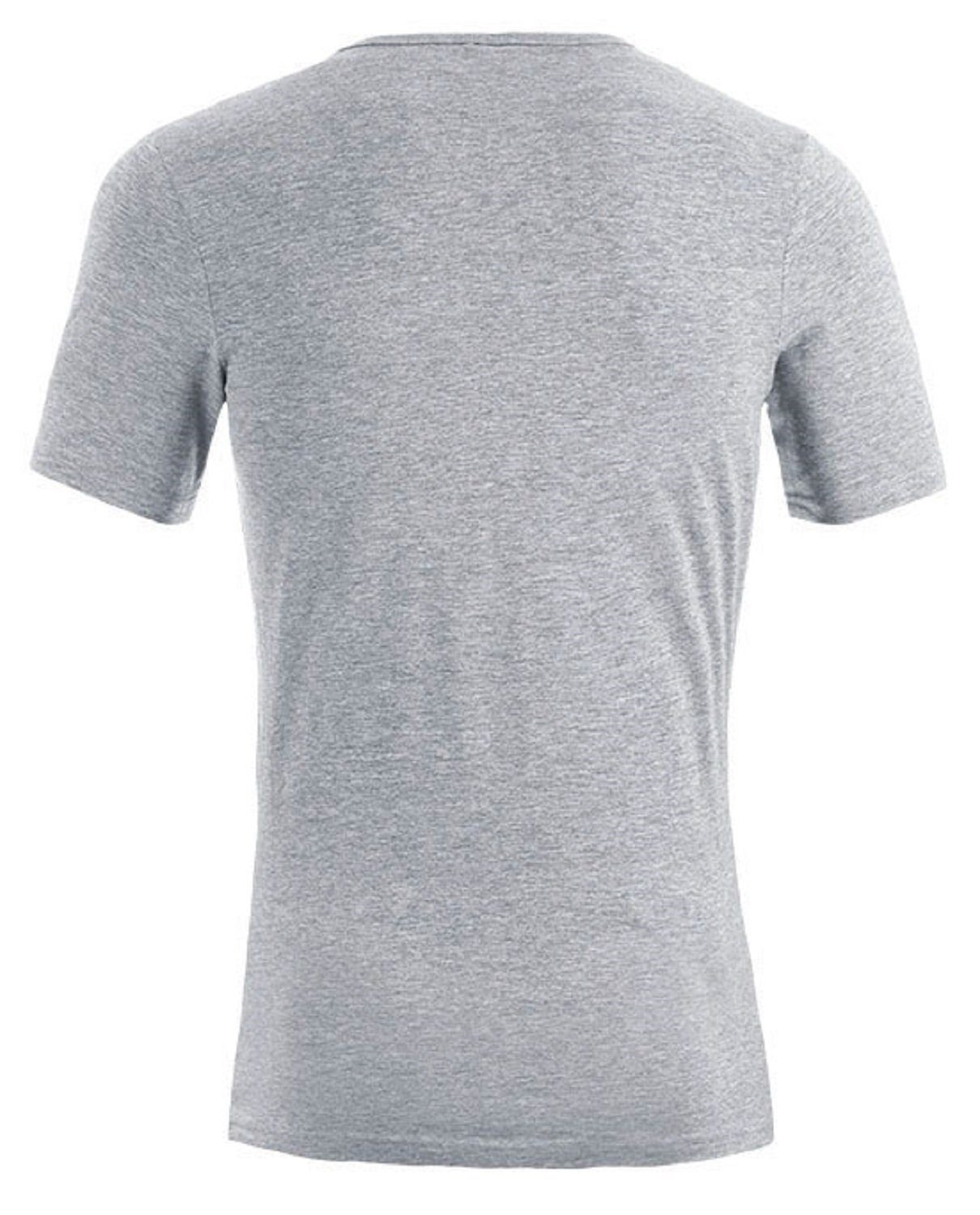 Promodoro T-Shirt hochwertiges Herren Slim bis Schnitt (1-tlg) körperbetontem mit XXL Grau T-Shirt im g/m² - 180 S Fit 1er/2er/3er-Set