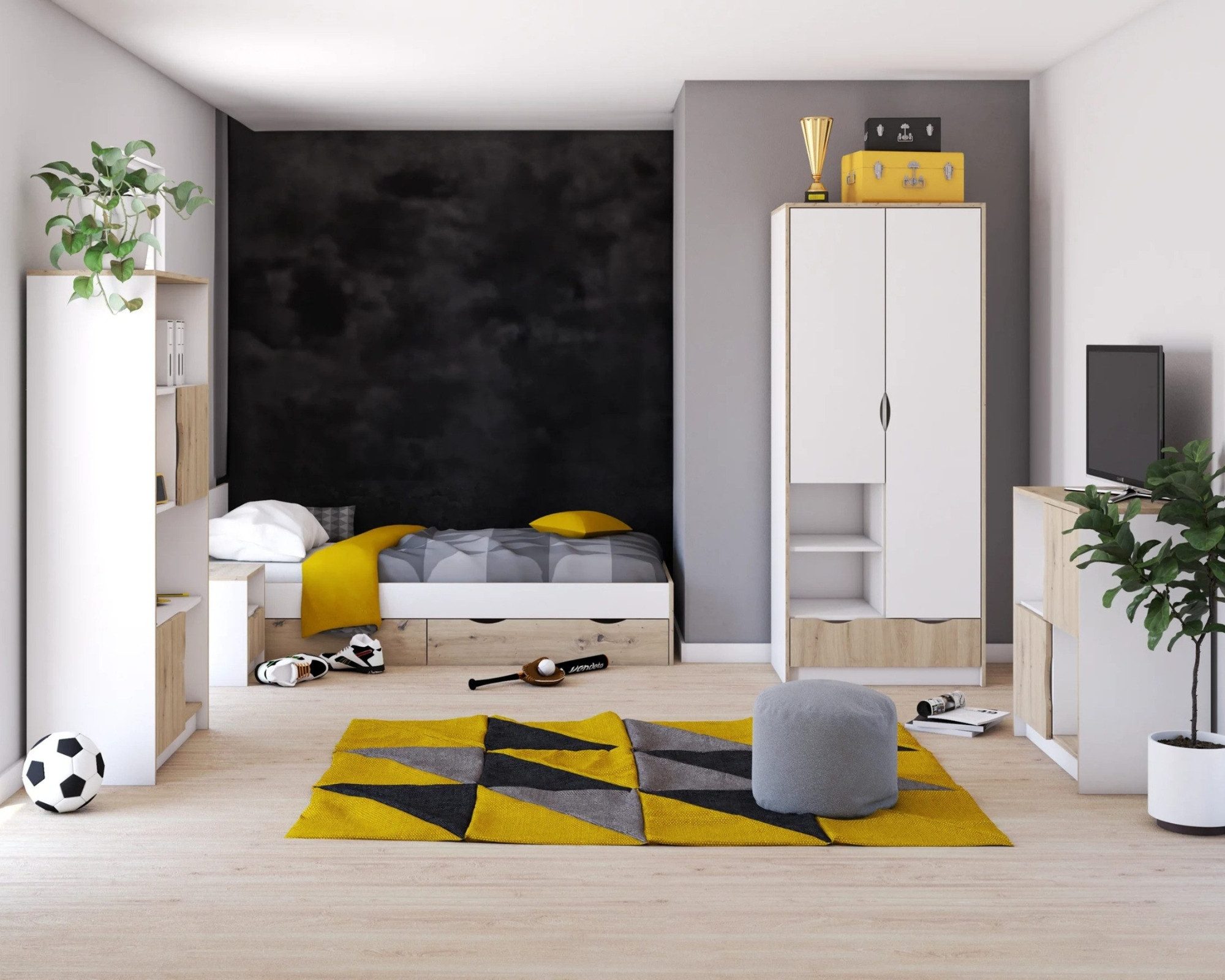 Deine Möbel 24 Jugendzimmer-Set JUMI II günstig online kaufen