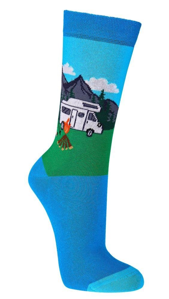 Socks 4 Fun Freizeitsocken Socken Motiv Camping (2-Paar) günstig online kaufen