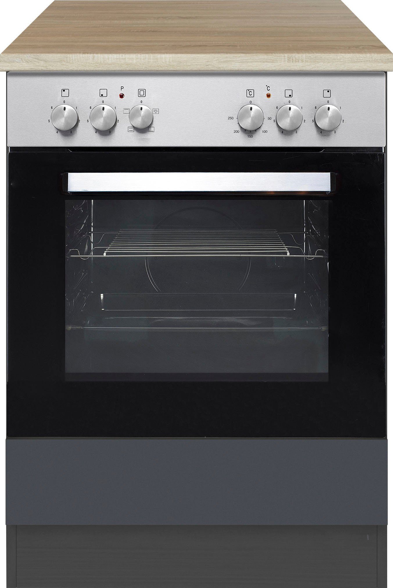 KOCHSTATION Herdumbauschrank KS-Mali Breite 60 cm