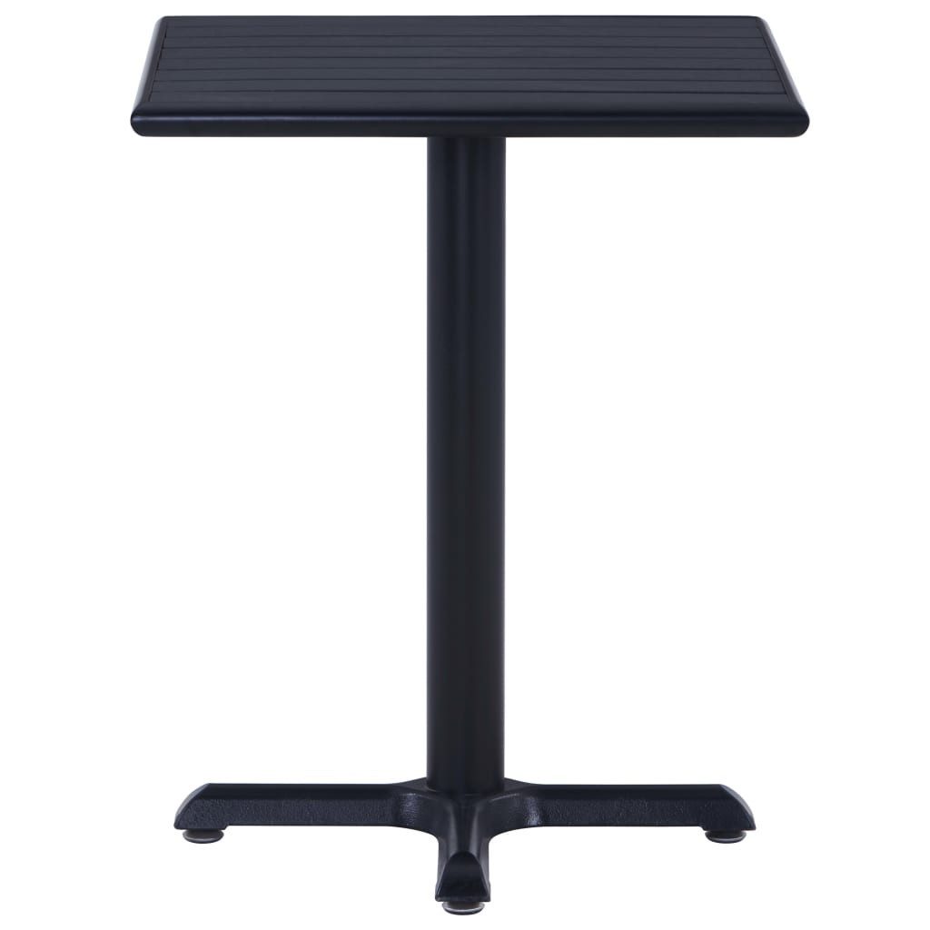 vidaXL Gartentisch Gartentisch Schwarz 60x60x75 cm günstig online kaufen