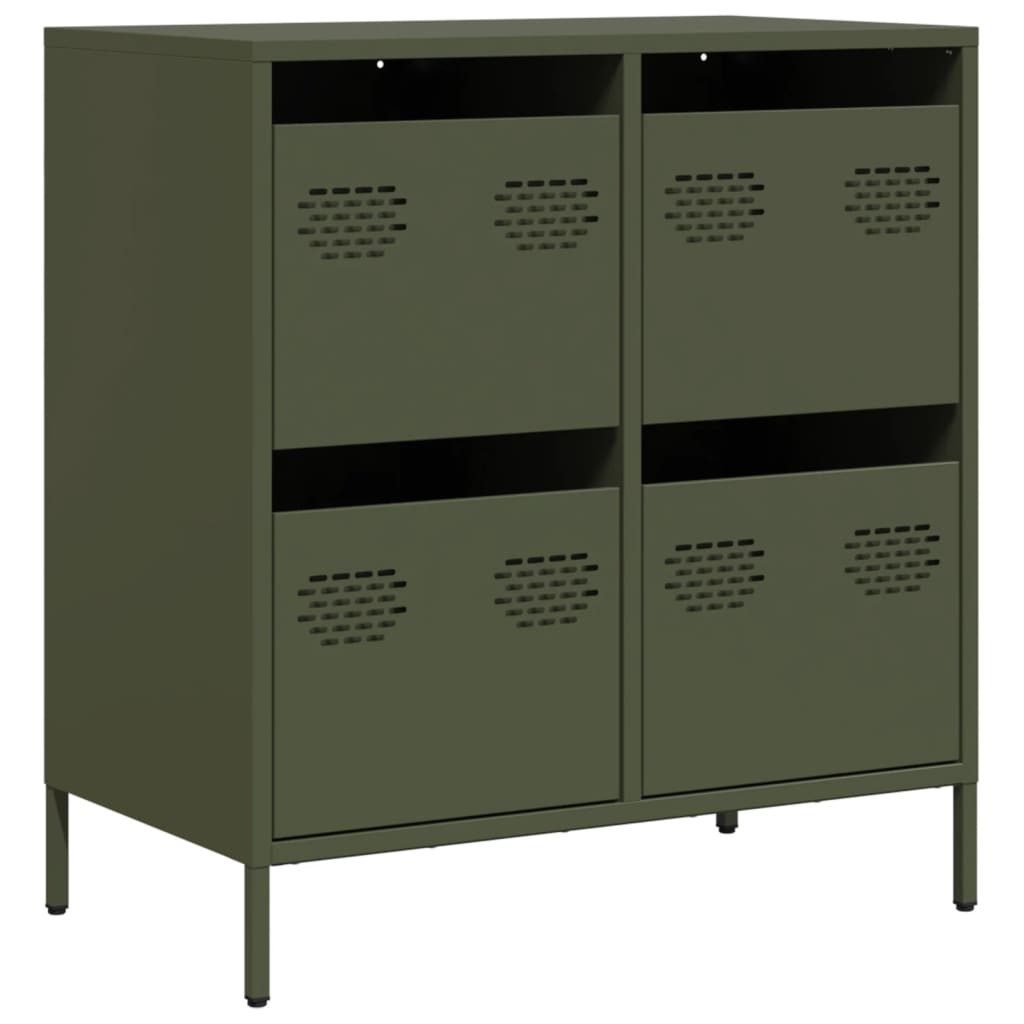 vidaXL Sideboard Sideboard Olivgrün 68x39x73,5 cm günstig online kaufen