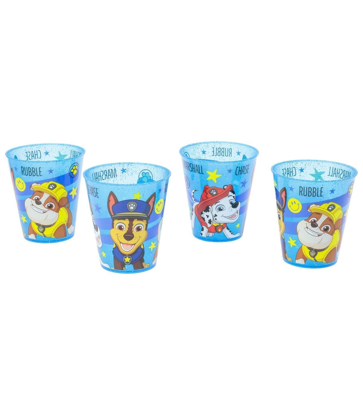 PAW PATROL Becher Kinder Becher Set 4 teilig 285 ml aus Polypropylen, 4-tlg.