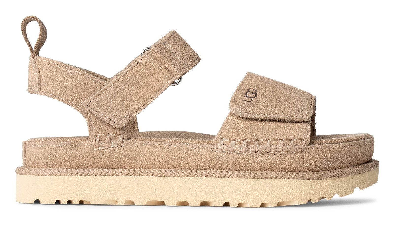 UGG W GOLDENSTAR Plateausandale, Plateausandale, Sandalette mit Klettversch günstig online kaufen