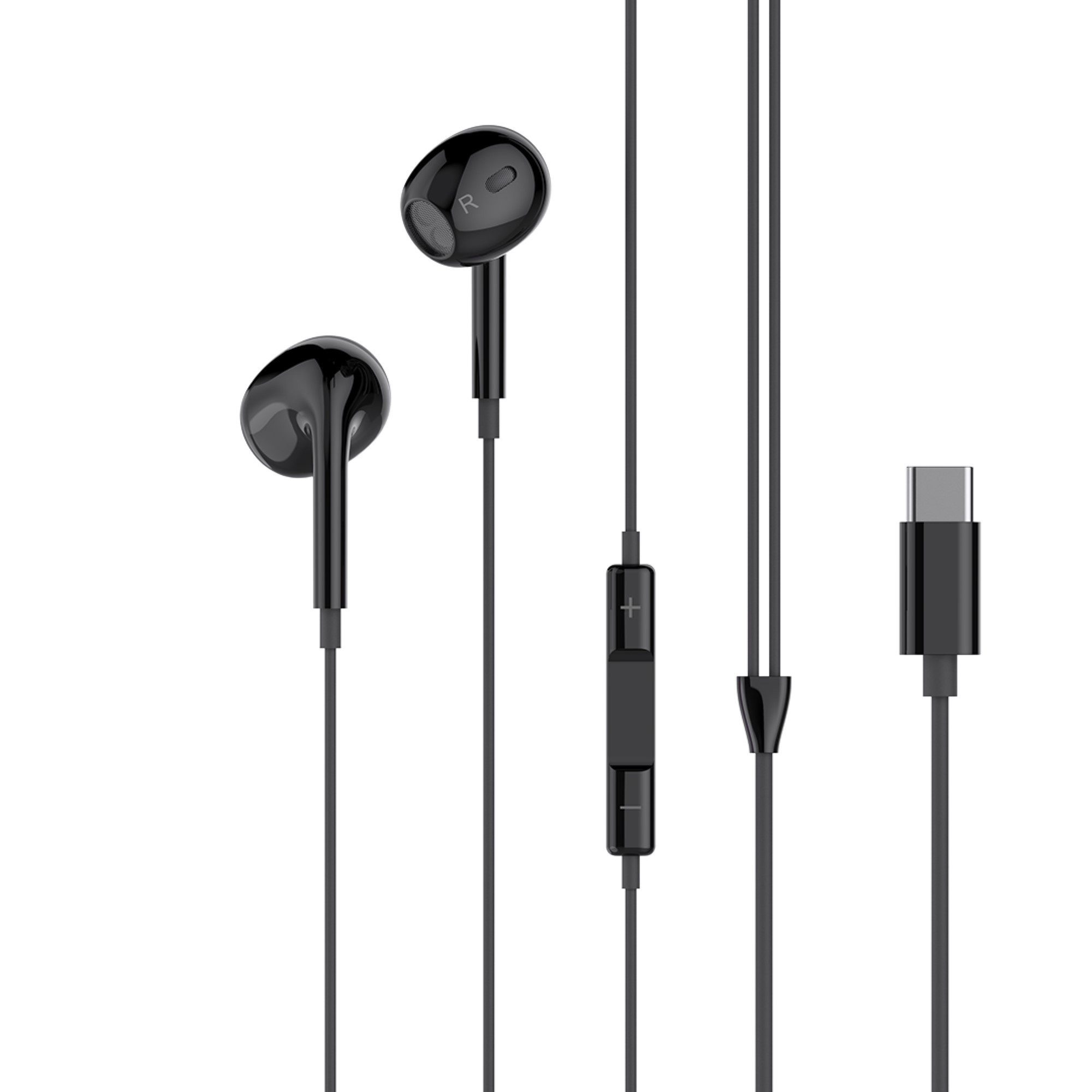 XO Kabelgebundene In-Ear-Kopfhörer 1,2m in Schwarz In-Ear-Kopfhörer