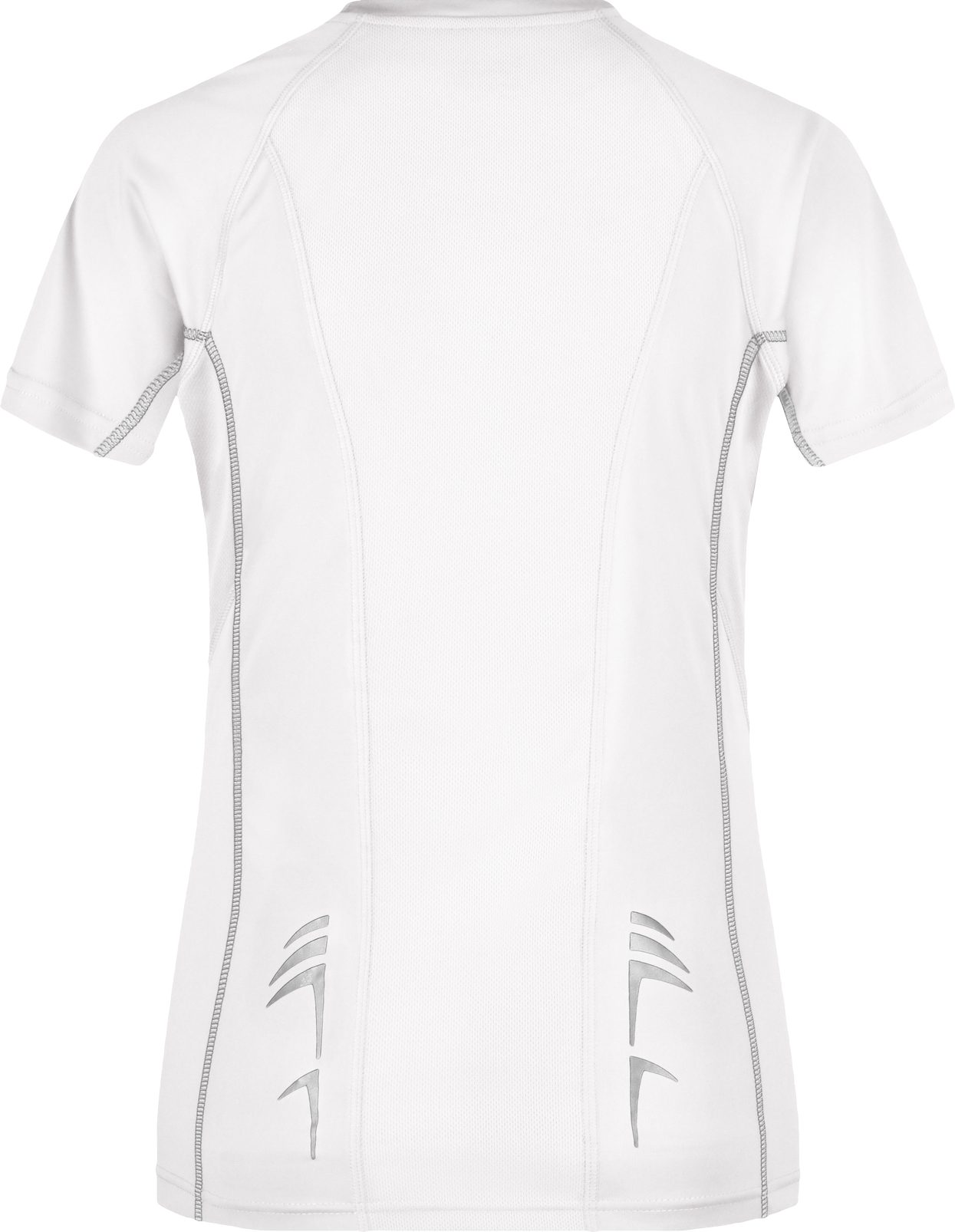 James & Nicholson Laufshirt Doppelpack Damen Sportshirt mit reflektierenden Details JN422 (Doppelpack, 2 Stück) Feuchtigkeitsregulierend, atmungsaktiv und schnell trocknend