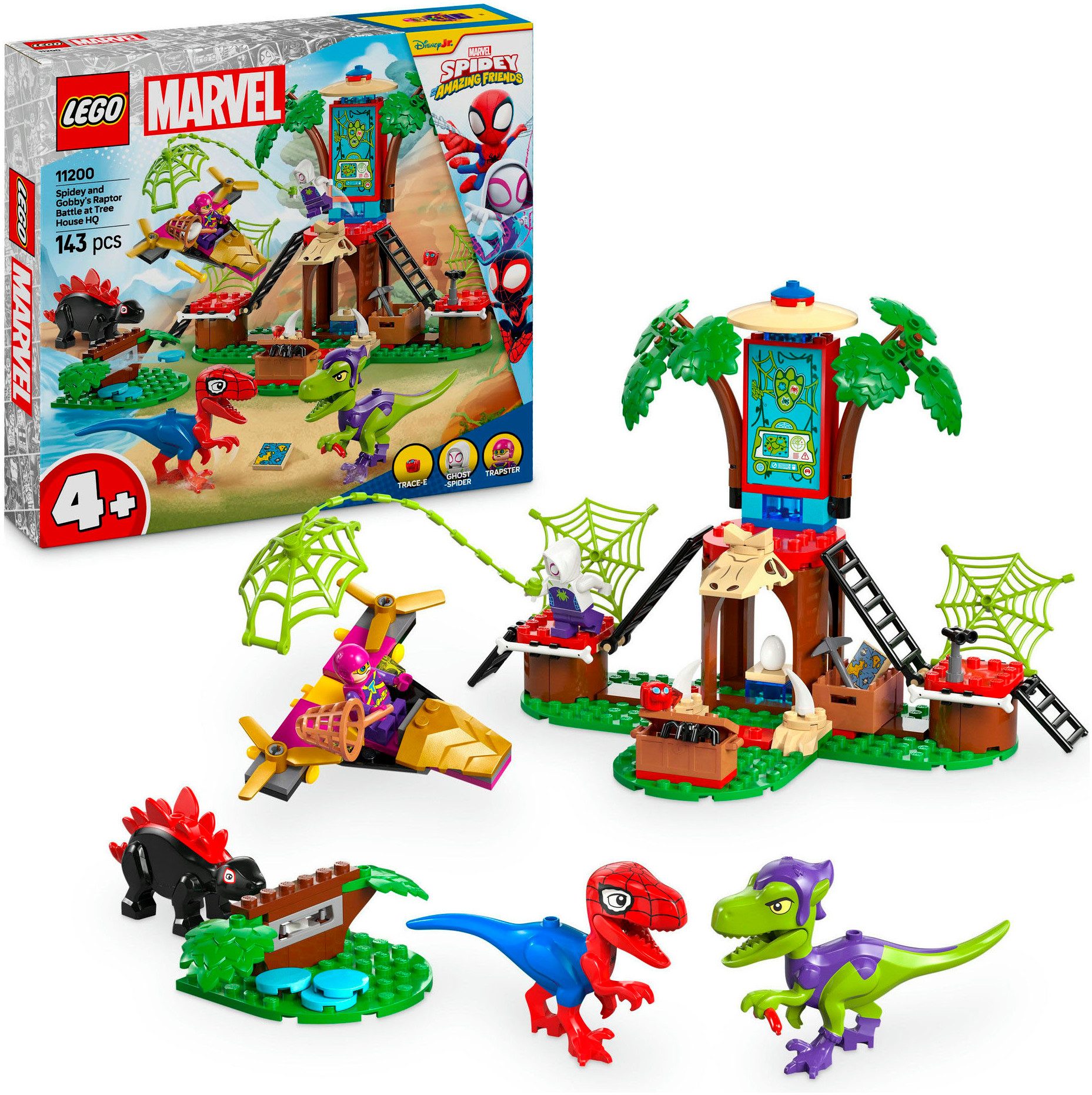 LEGO® Showdown am Baumhaus: Spidey-Rex vs. günstig online kaufen