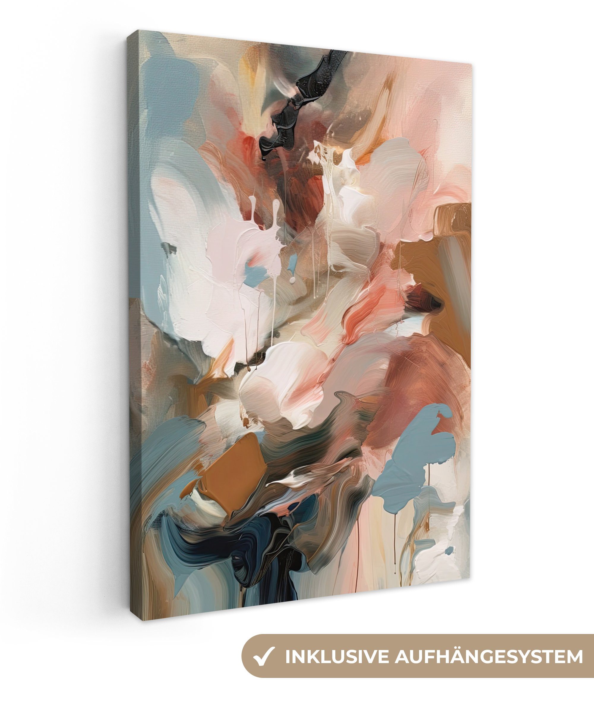 OneMillionCanvasses® Leinwandbild Farbe - Farben - Abstrakt - Kunst, Fotodr günstig online kaufen