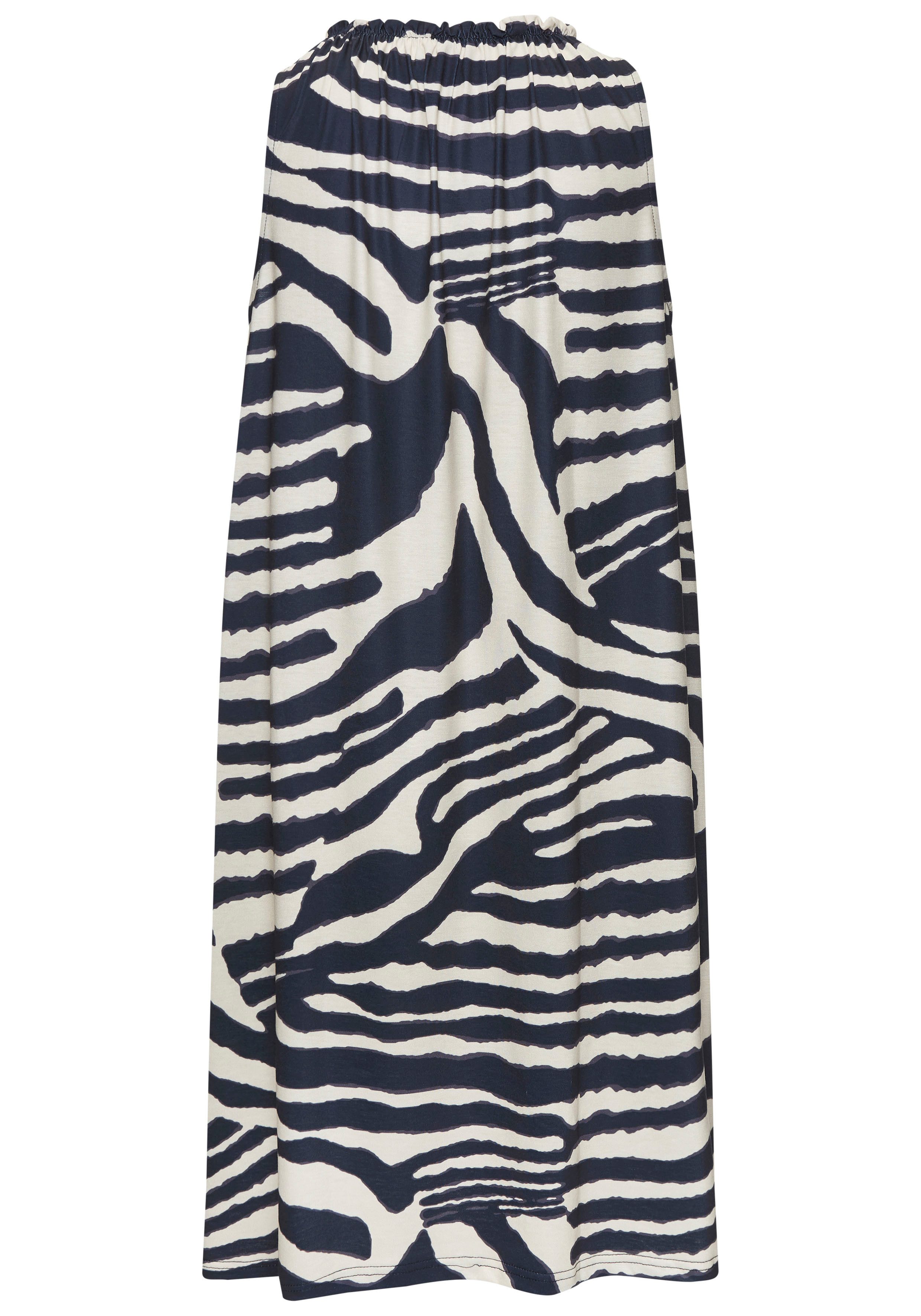 LASCANA Sommerkleid mit Animalprint aus Viskosejersey Druckkleid, Animalkleid, Jerseykleid, A-Linie
