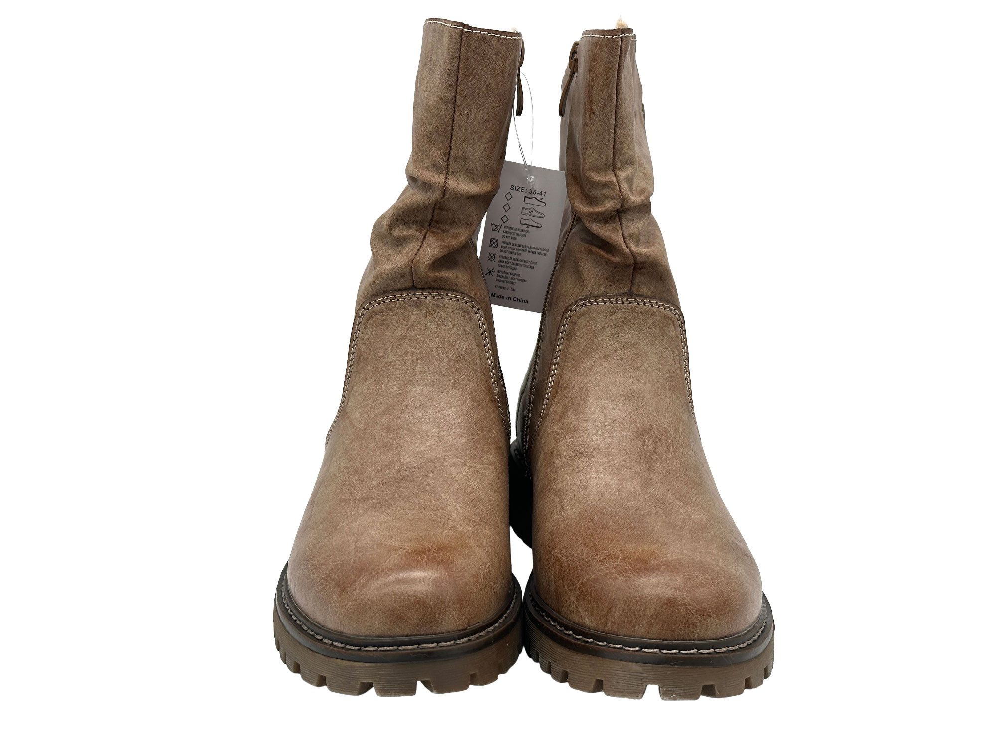 Nowaland amen Winterboots mit seitlichem Reißverschluss Winterboots Warme Innenausstattung und komfortabler Einstieg