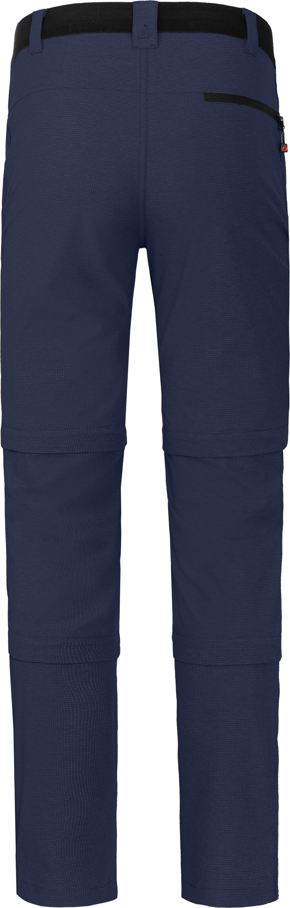 Doppel Zip-off-Hose Herren Bergson mit peacoat robust blau LEBIKO Wanderhose, Zipp-Off T-ZIPP Kurzgrößen, elastisch,