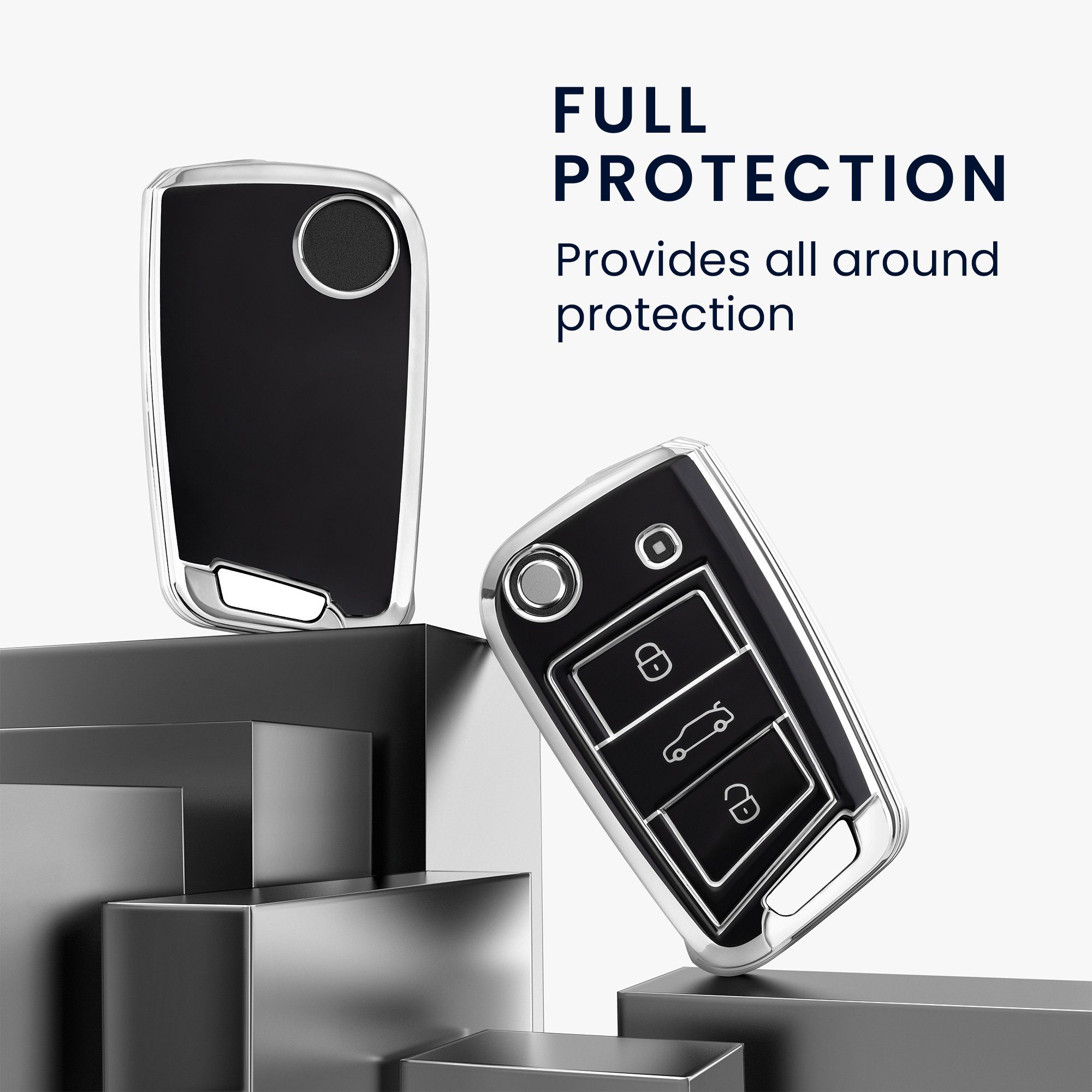 kwmobile Schlüsseltasche Autoschlüssel Hülle für VW Golf 7 MK7, Schlüsselhü günstig online kaufen