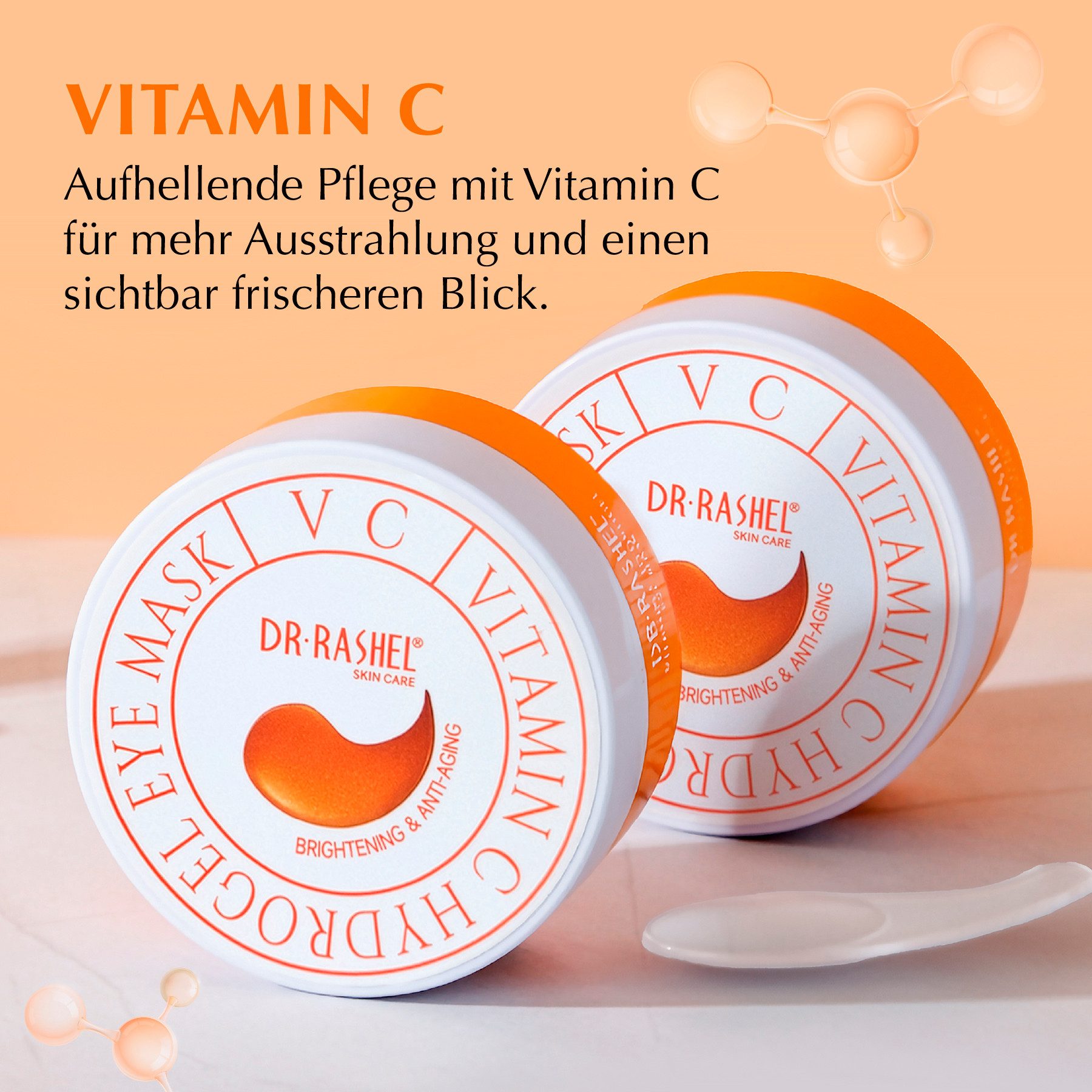 DR RASHEL Augenpads Kollagen Gel Augenpads Augenmaske Anti Aging Anti-Falten Feuchtigkeit, Augenschatten, Falten, Fatigue/Müdigkeit, Flüssigkeitszufuhr