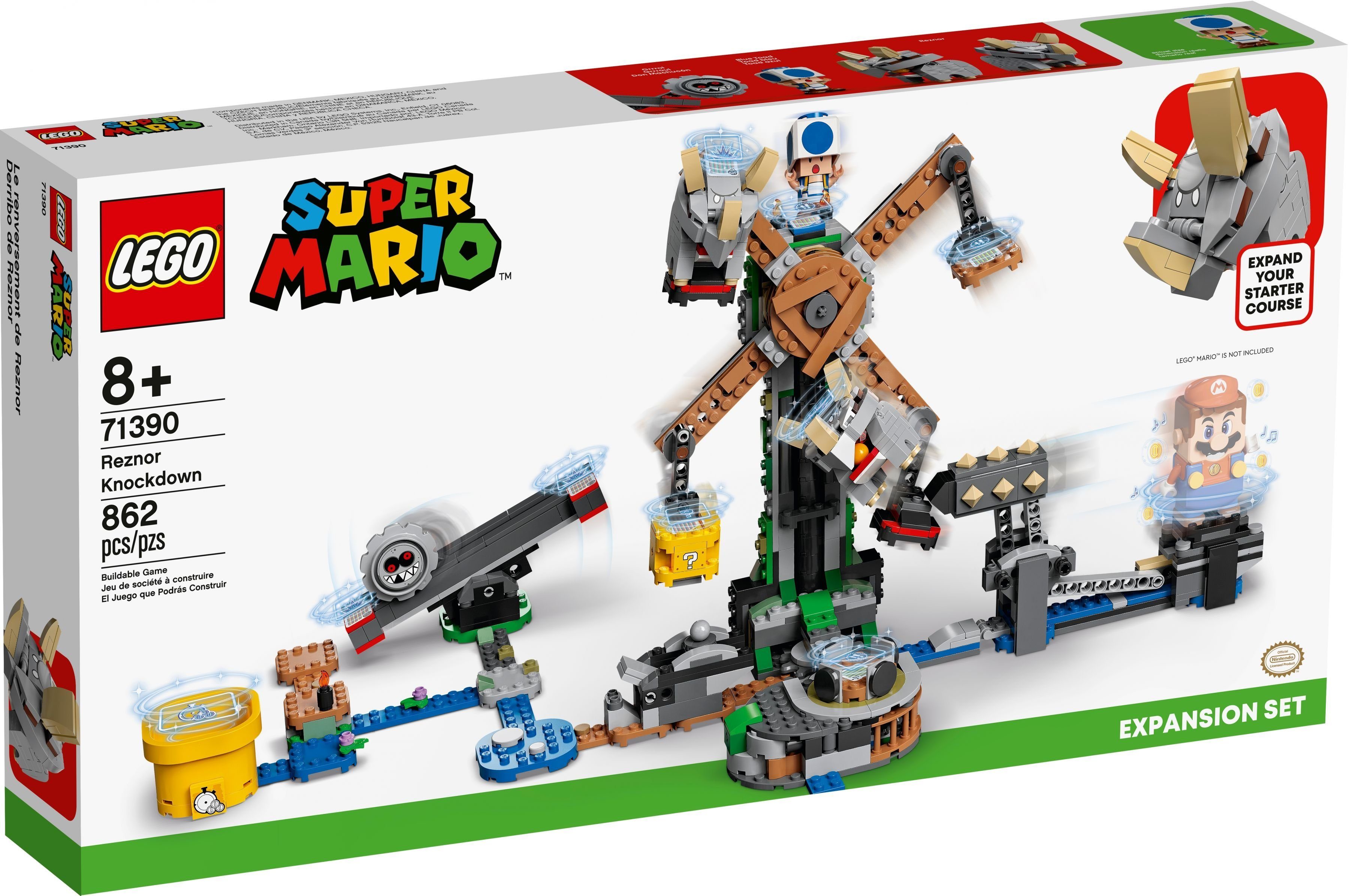 Erweiterungsset, LEGO® St) 862 Reznors Konstruktionsspielsteine – LEGO® - Mario™ Absturz (Set, Super