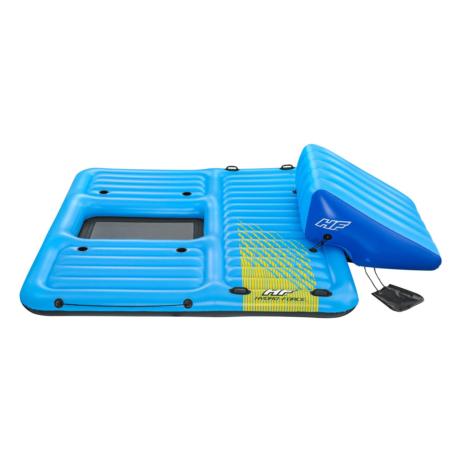 Bestway Badeinsel "Summer Slide" mit Wasserrutsche 376 x 311 cm, (Packung, 1-St)