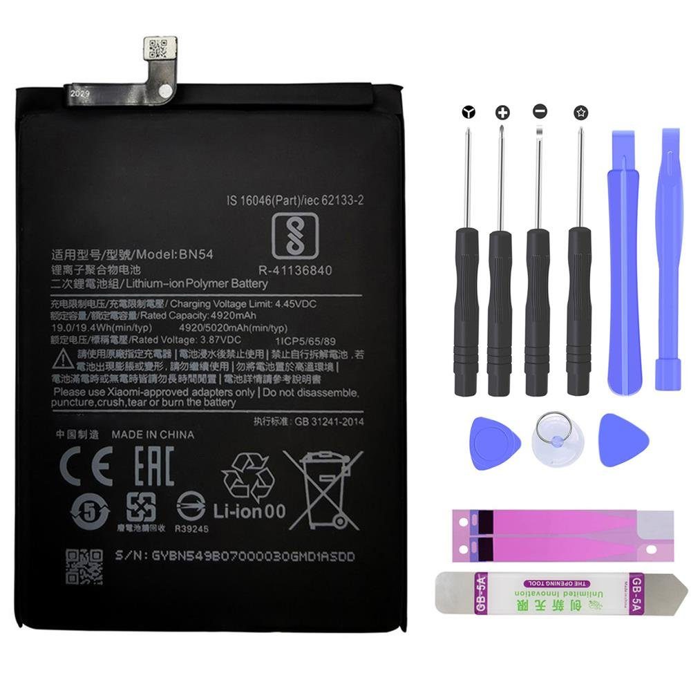 ZMC Power Akku für Xiaomi Redmi Note 9 / Redmi 9 Handy-Akku, Battery ...