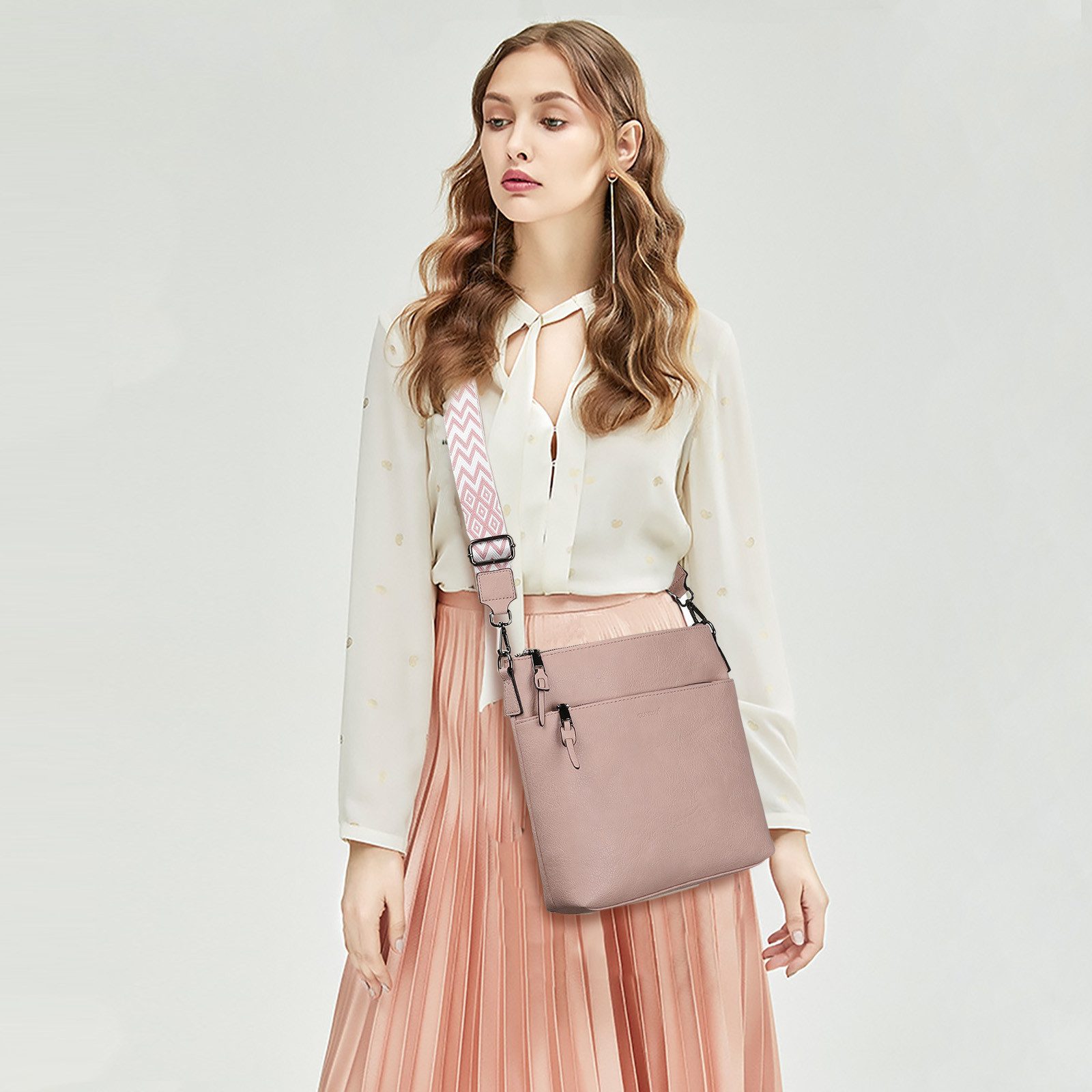 Defe Umhängetasche Damen Handtasche Klein Henkeltasche günstig online kaufen
