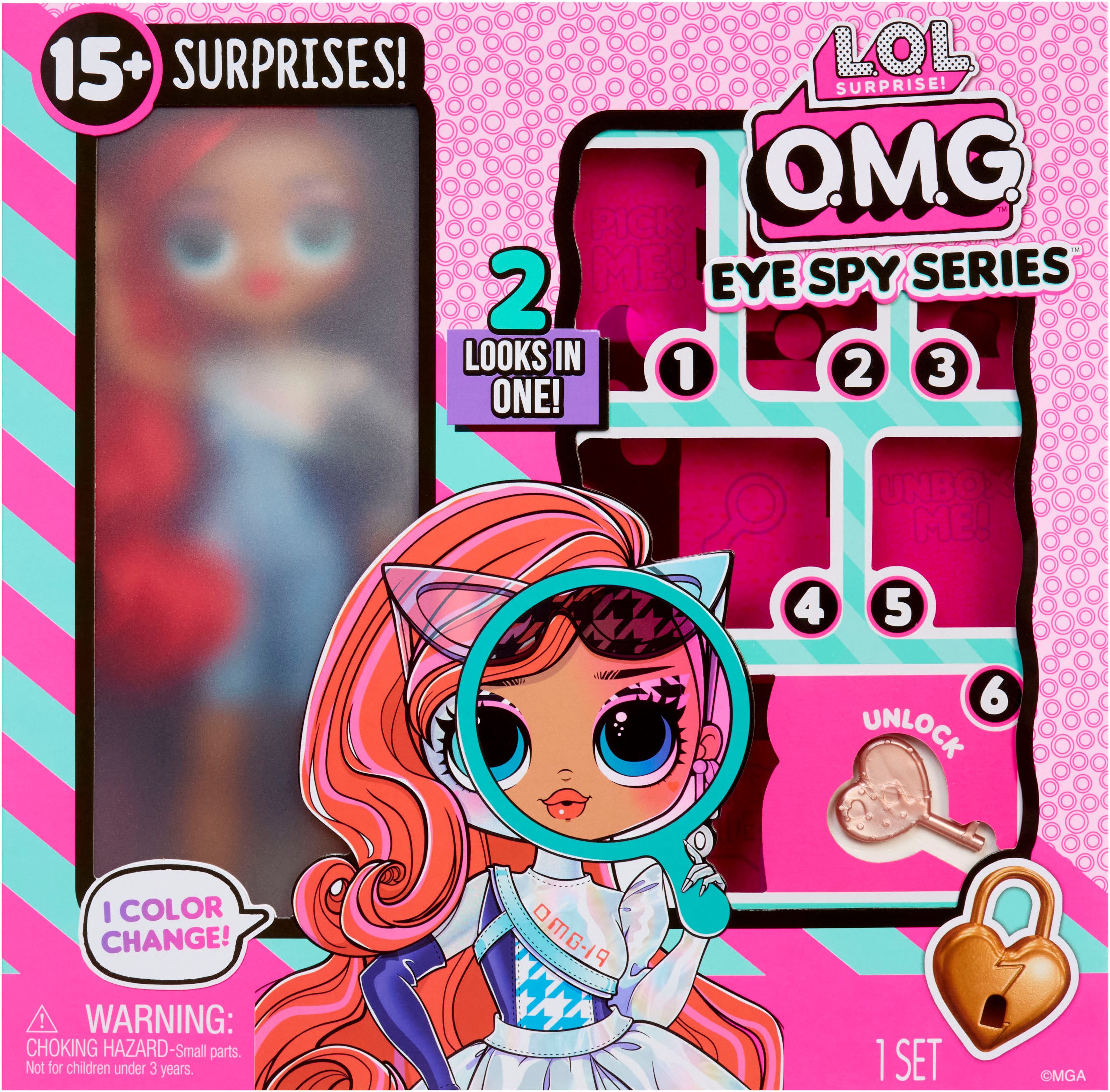 L.O.L. SURPRISE! Anziehpuppe L.O.L. Surprise OMG Eye Spy - Spy, mit magischem Farbwechsel – Bild 4 von 4