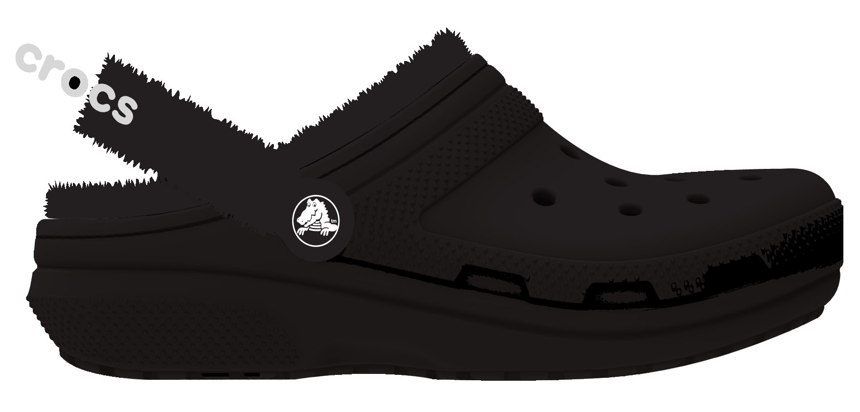 Crocs Classic Fleece Lined Clog Clog Schlupfschuh, Hausschuh mit schwenkbarem Fersenriemen, Leichtgewicht
