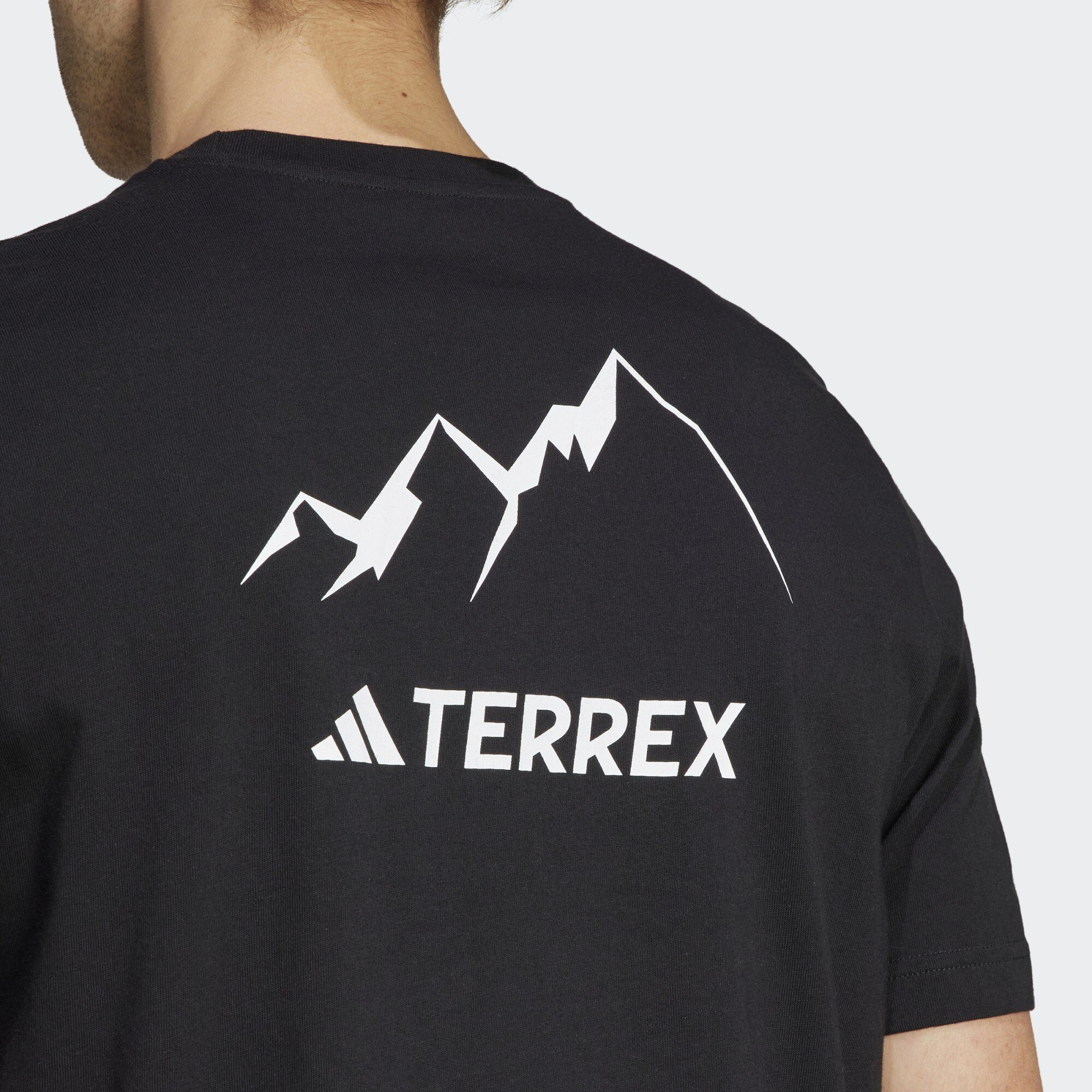 adidas TERREX GRAPHIC Black Funktionsshirt 2.0 T-SHIRT TERREX MTN