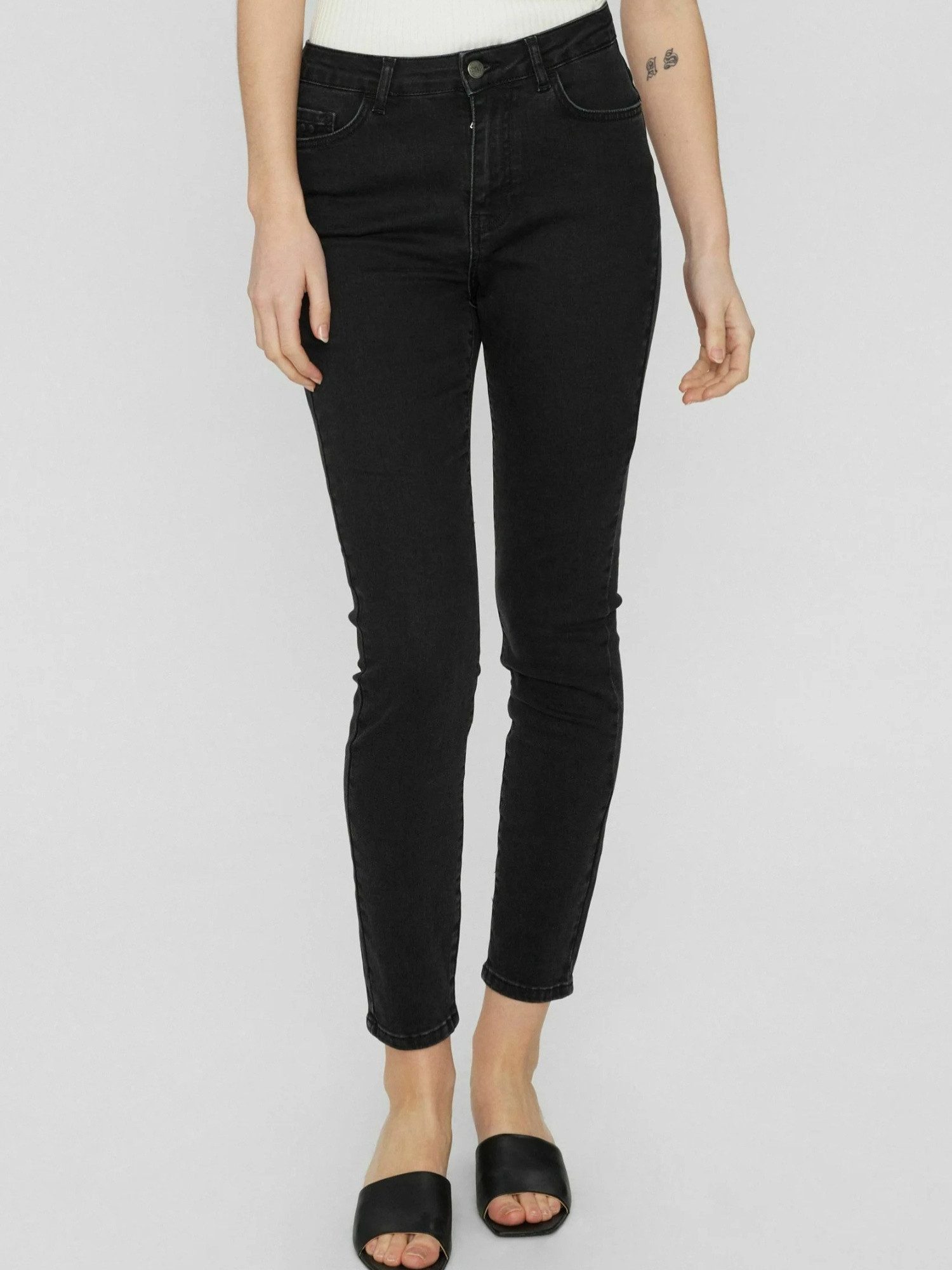 nümph 7/8-Hose Nümph Cropped – Black NUSIDNEY