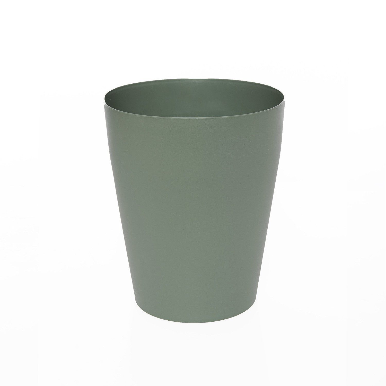 Sinoba Papierkorb rund moderner Mülleimer Papiereimer 788789, aus Kunststoff ideal für Kinderzimmer Küche Büro, 12 Liter Höhe 26,5cm