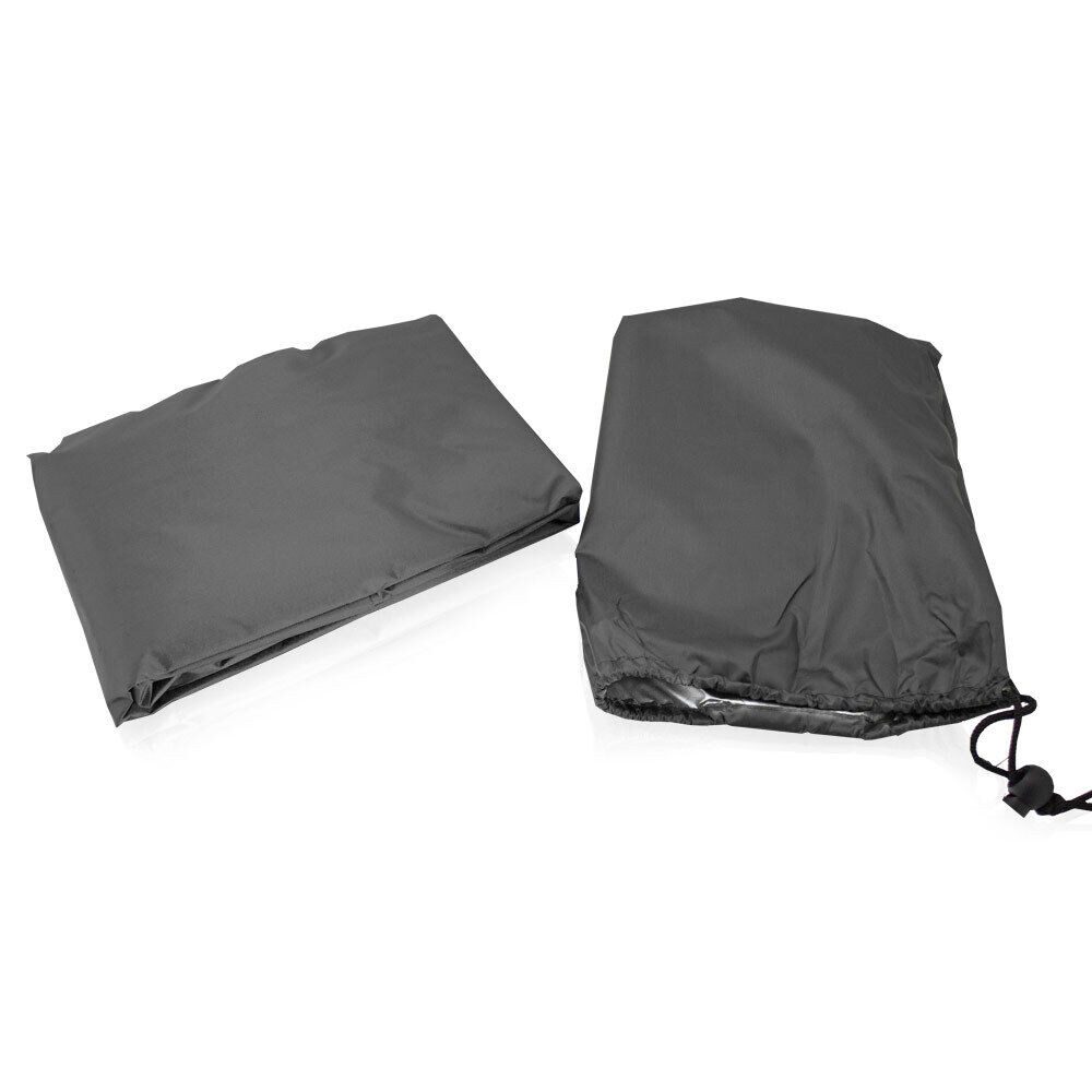 Bituxx Schutzplane Abdeckplane für IBC Regenwassertank 1000 Liter Schwarz (MS-15740) – Bild 2 von 5