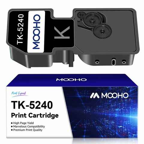 MOOHO Tonerkartusche TK-5240 für Kyocera TK5420 ECOSYS M5526cdw M5526 P5026cdn P5026