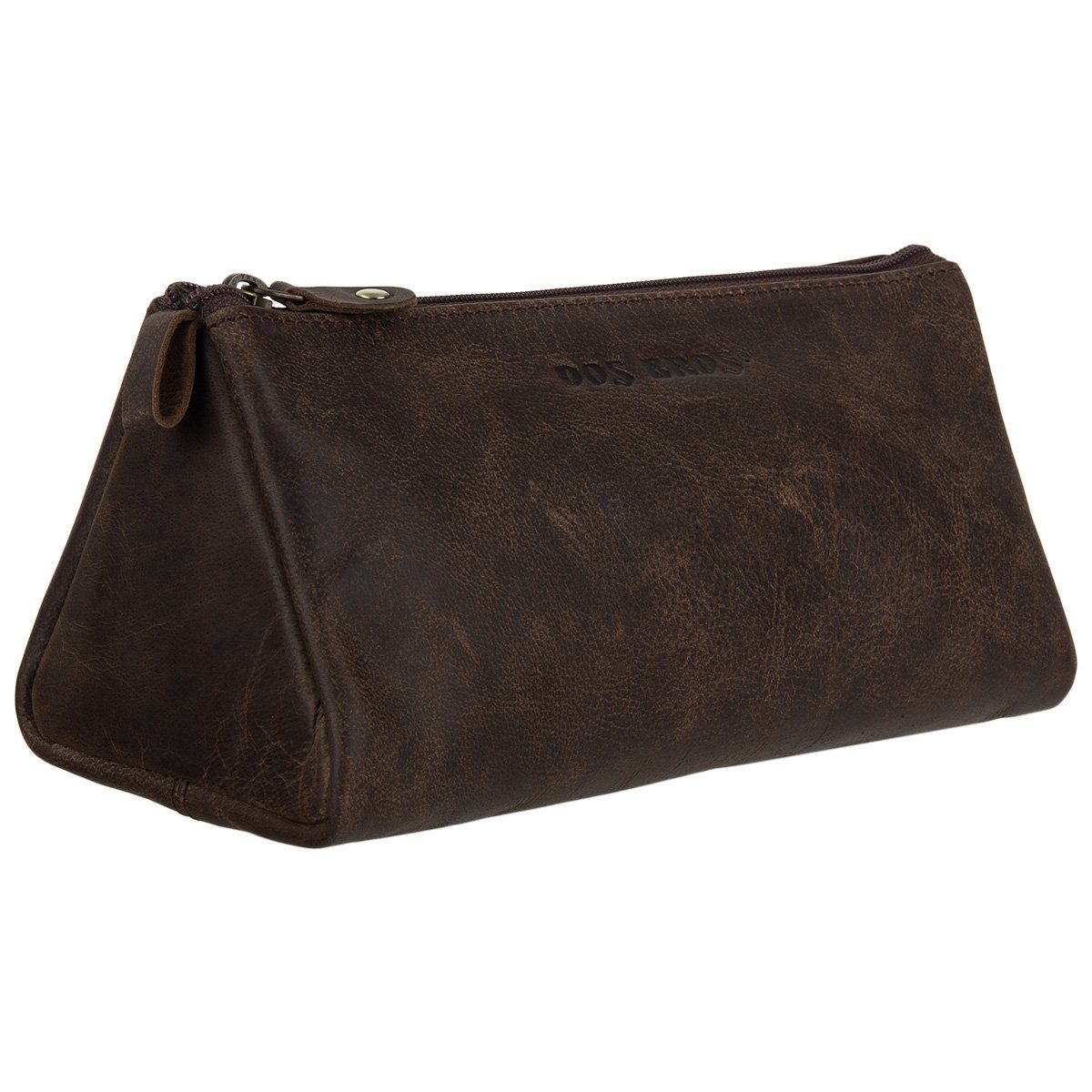 Dos Bros Federmäppchen Leder Mäppchen Schlampermäppchen Stift Etui XL DB-025-25