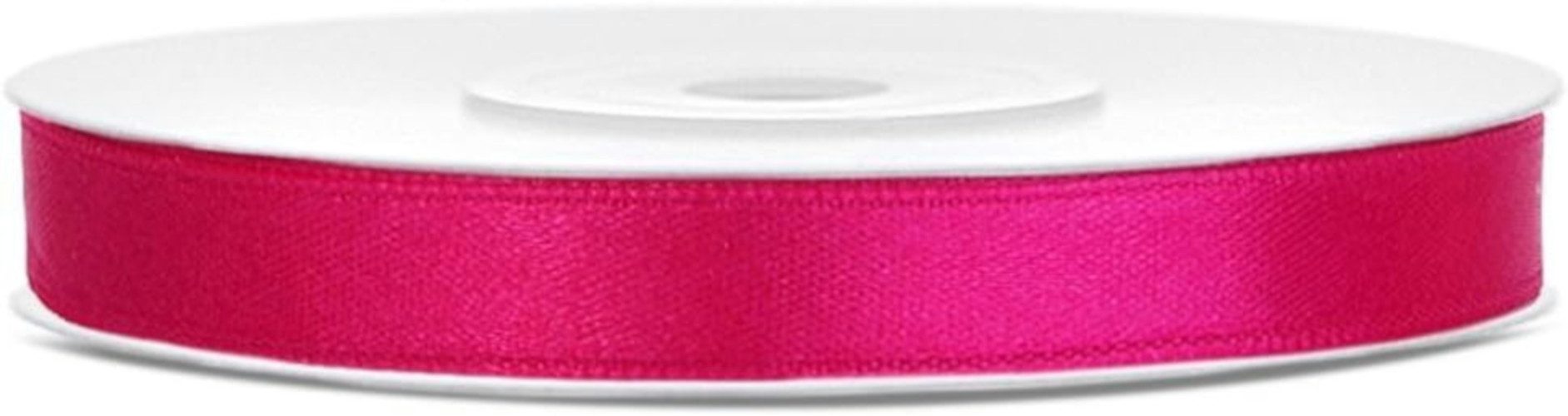 partydeco Satinband 25 m x 6 mm Rolle Geschenkband Schleifenband Deko Satin Band Dekoband