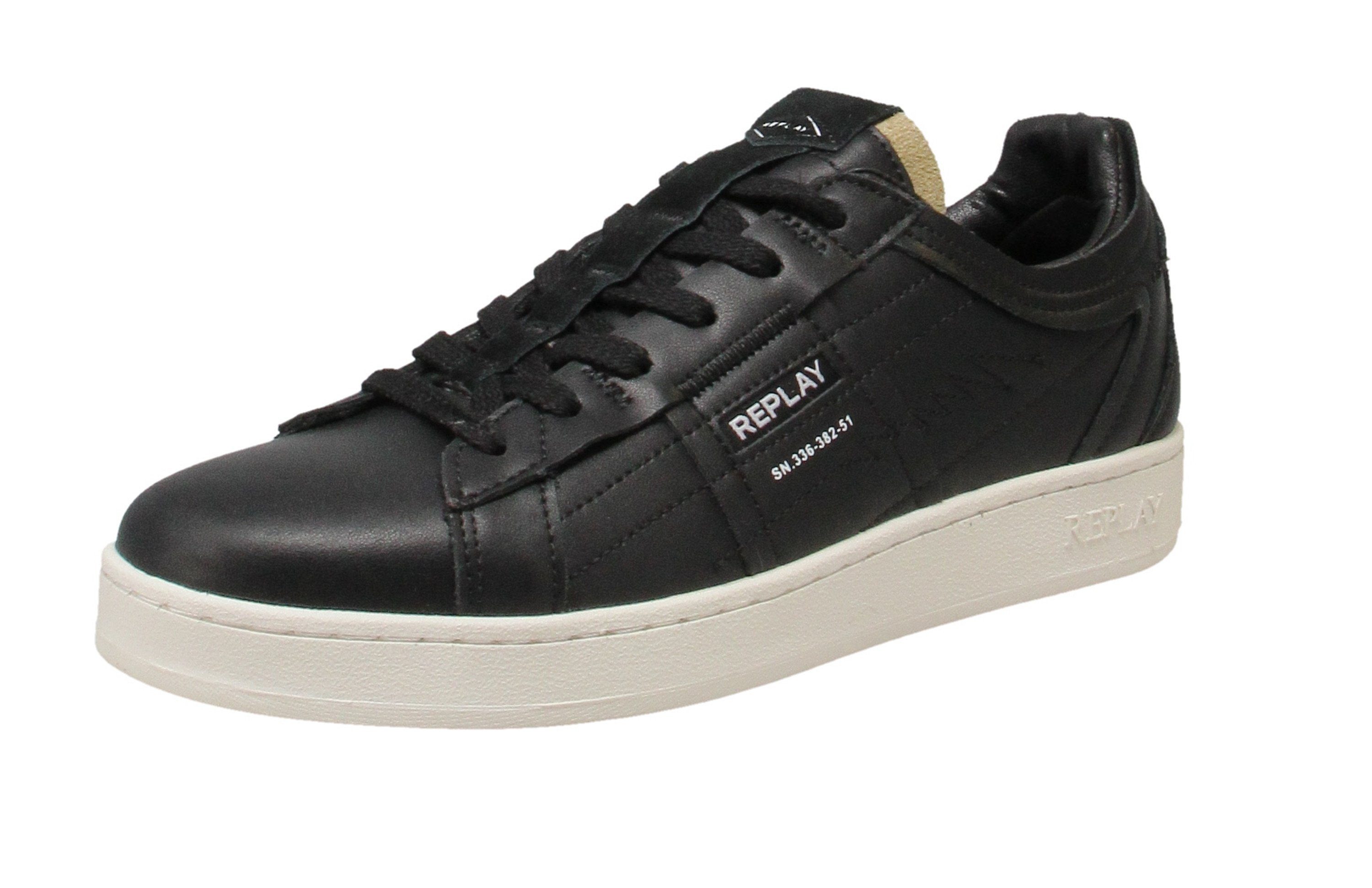 Replay Smash Lay New GMZ3B C0010L - Herren Schuhe Sneaker - Black Sneaker