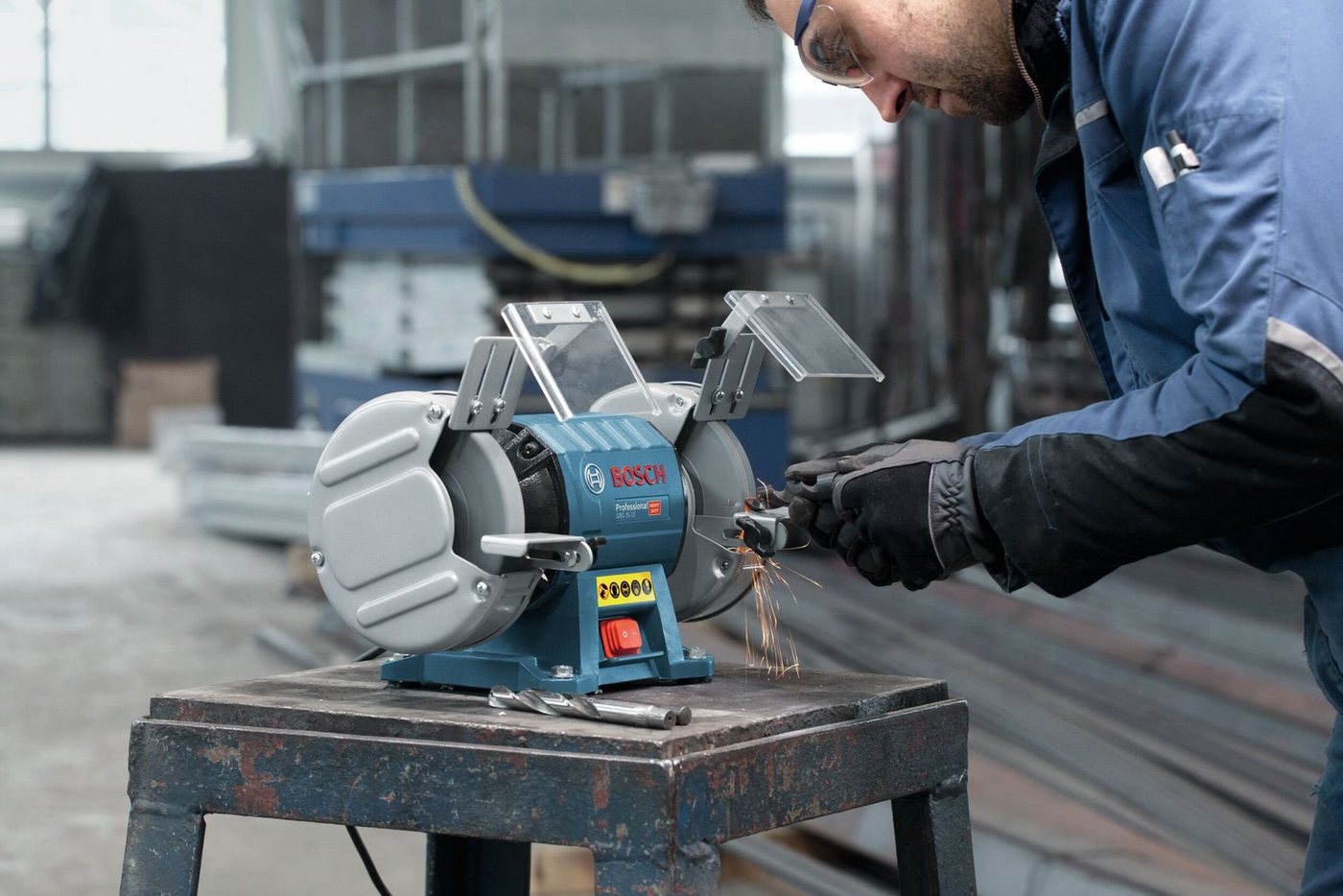 Thumbnail - Bosch Professional Kombischleifer GBG 35-15, max. 3000 U/min, Doppelschleifmaschinen - im Karton