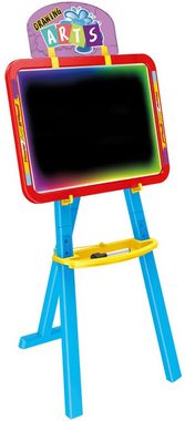 Diakakis Standtafel LED Tafel blau Tafelboard mit zwei Tafelseiten