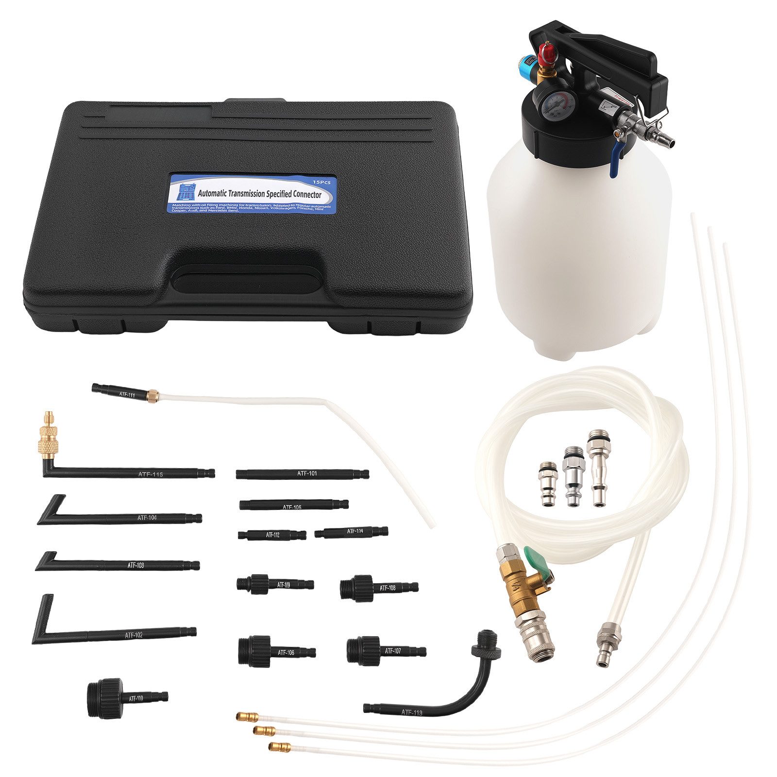maXpeedingrods Reparatur-Set, 6L ATF Fluid Change for BENZ 722.9 ATF109 M12x1.5 Pneumatisch