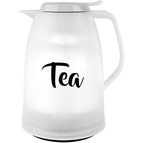 Emsa Isolierkanne Mambo, 1 l, schönes Design mit "Tea" Schriftzug, Made in Germany