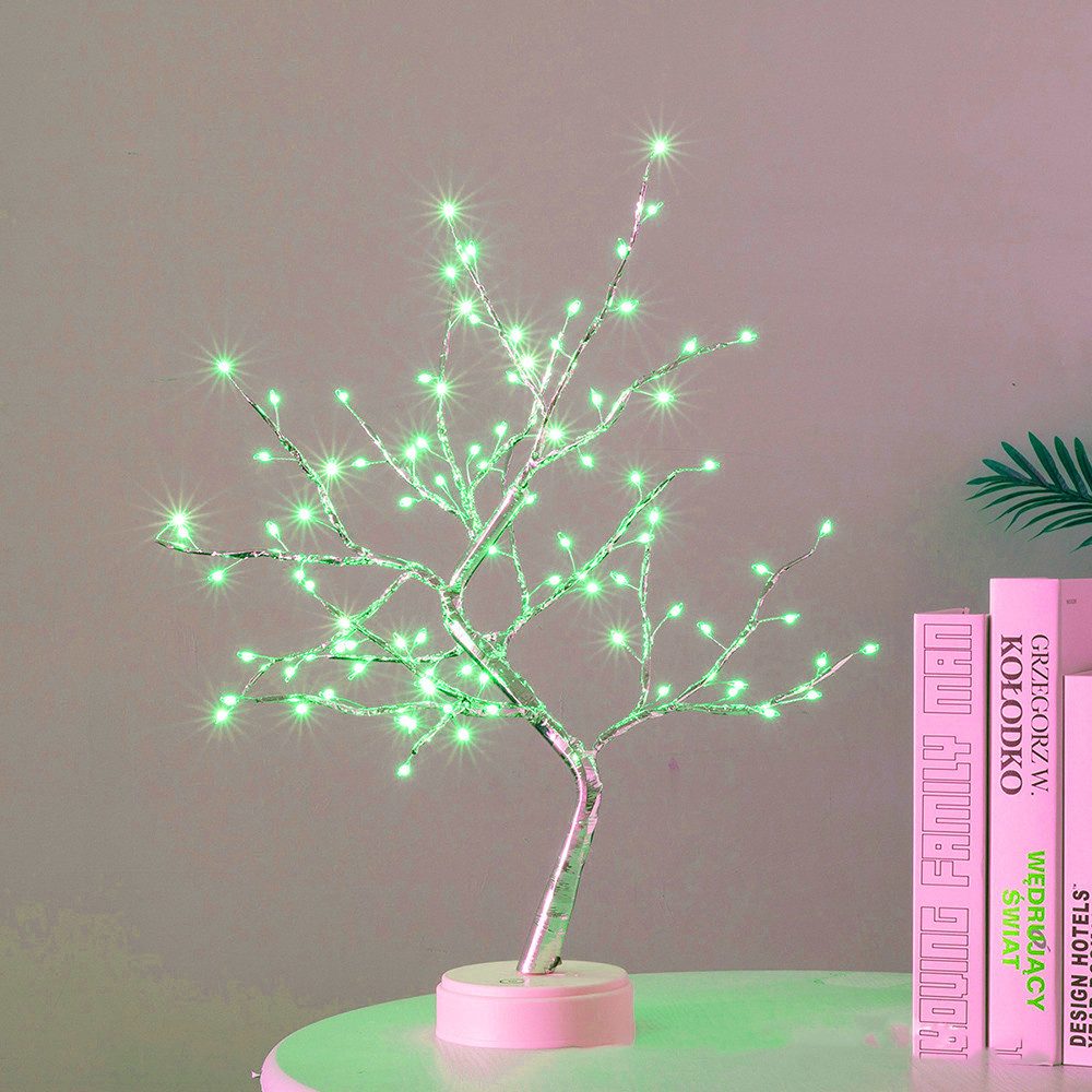 MUPOO LED Baum Künstlicher LED Bonsai Tischleuchte Dekolicht, USB-/Batterie günstig online kaufen