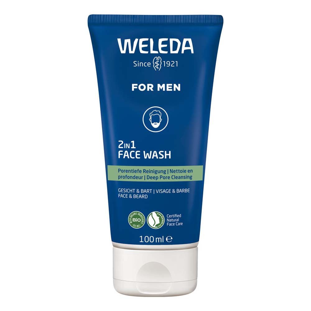 WELEDA Gesichtsreinigungsgel Men - 2in1 Face Wash 100ml