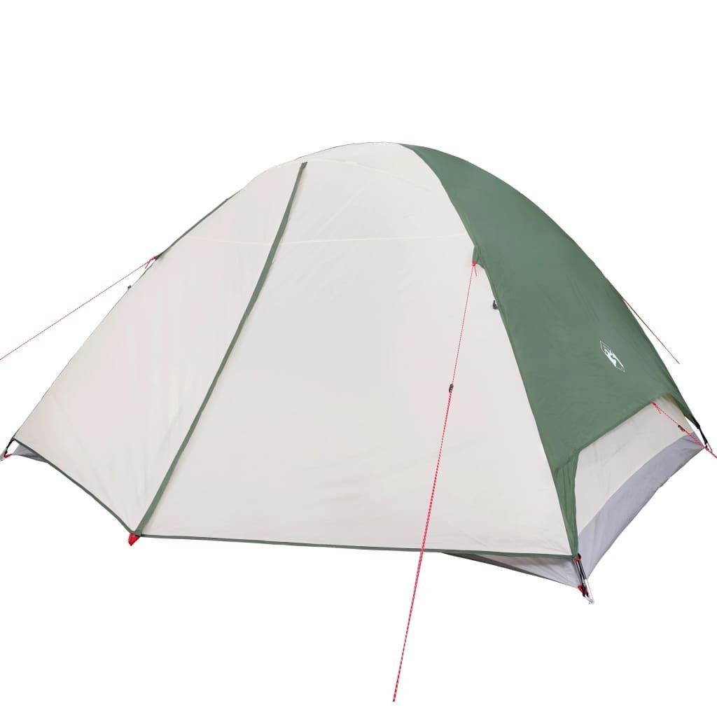 vidaXL Kuppelzelt 6-Personen Zelt Campingzelt Familienzelt Freizeitzelt 6 Personen Grün