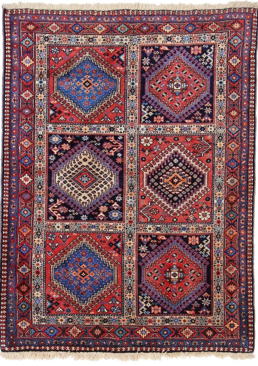Orientteppich Yalameh Aliabad 100x151 Handgeknüpfter Orientteppich / Perserteppich, Nain Trading, rechteckig, Höhe: 12 mm