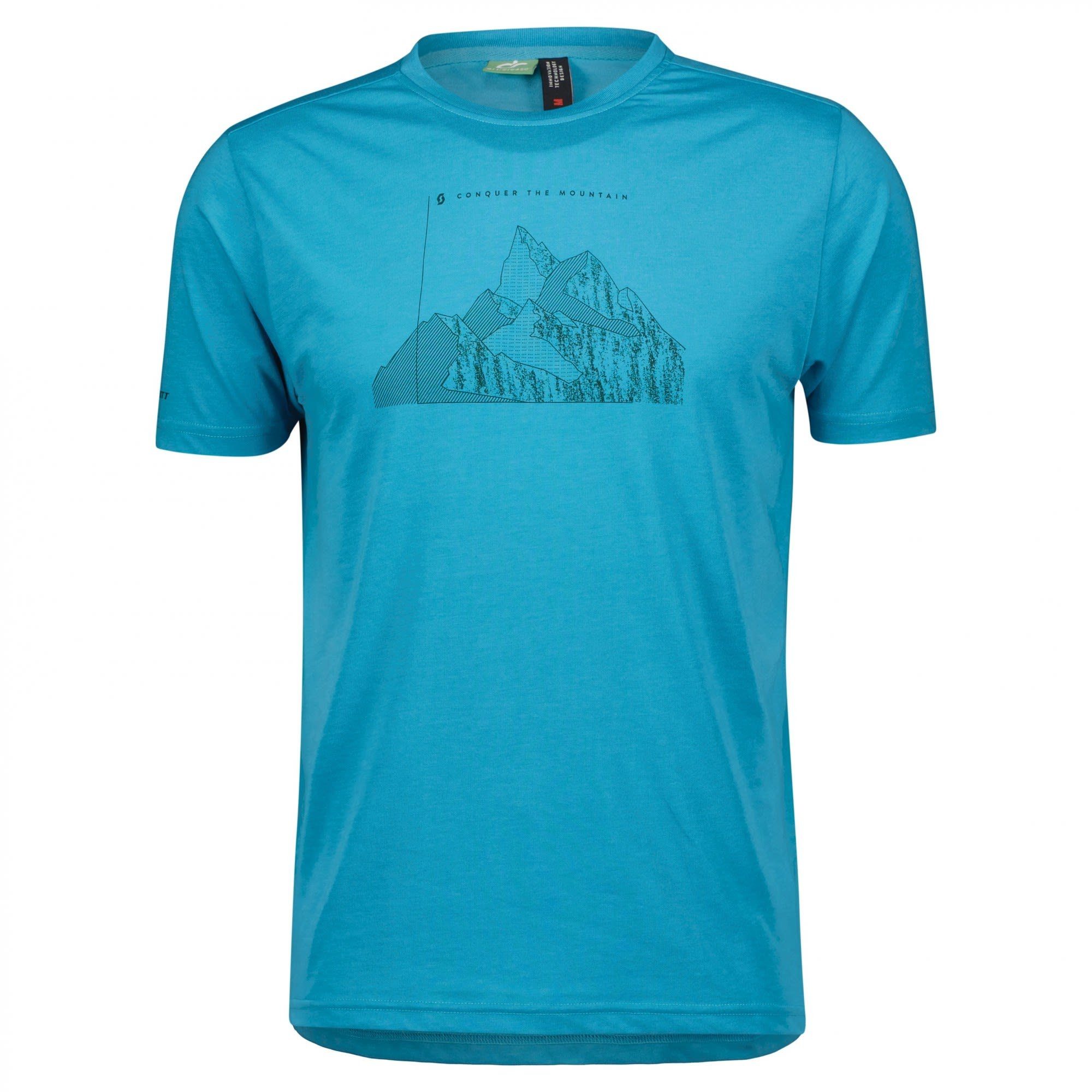 Scott T-Shirt Nile Shirt S/sl Dri Blue M Scott Defined (vorgängermodell)