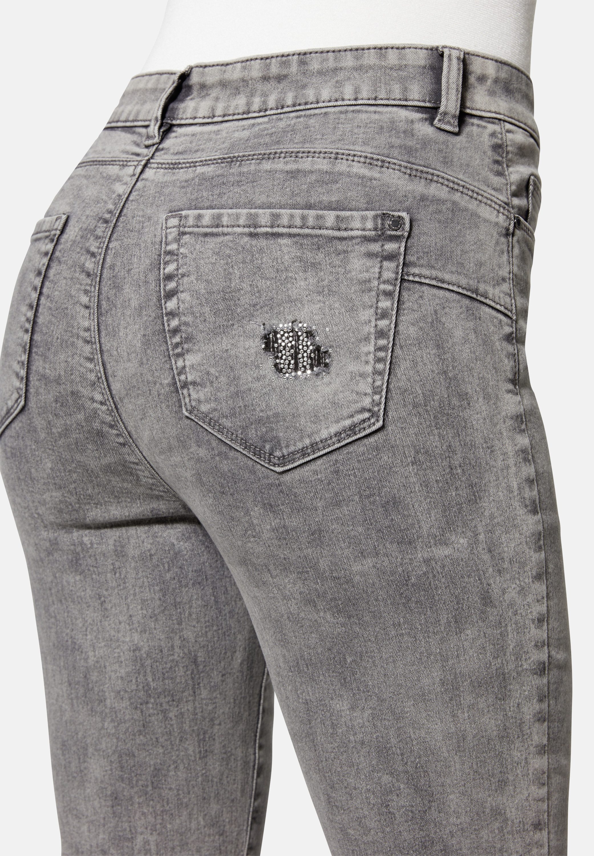 STOOKER WOMEN 5-Pocket-Jeans Rio Fashion Skinny Fit Jeans Skinny Fit Casual Clean Wash Denim Jeans Magic Shape Effekt für Damen