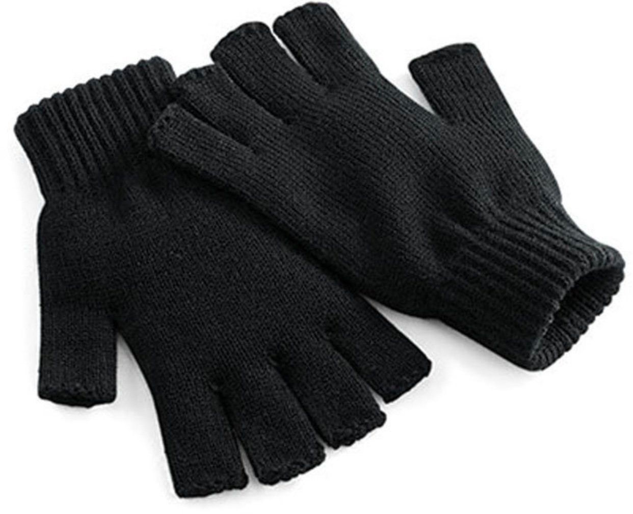 Beechfield® Strickhandschuhe »fingerlose Handschuhe, schwarz« online kaufen  | OTTO