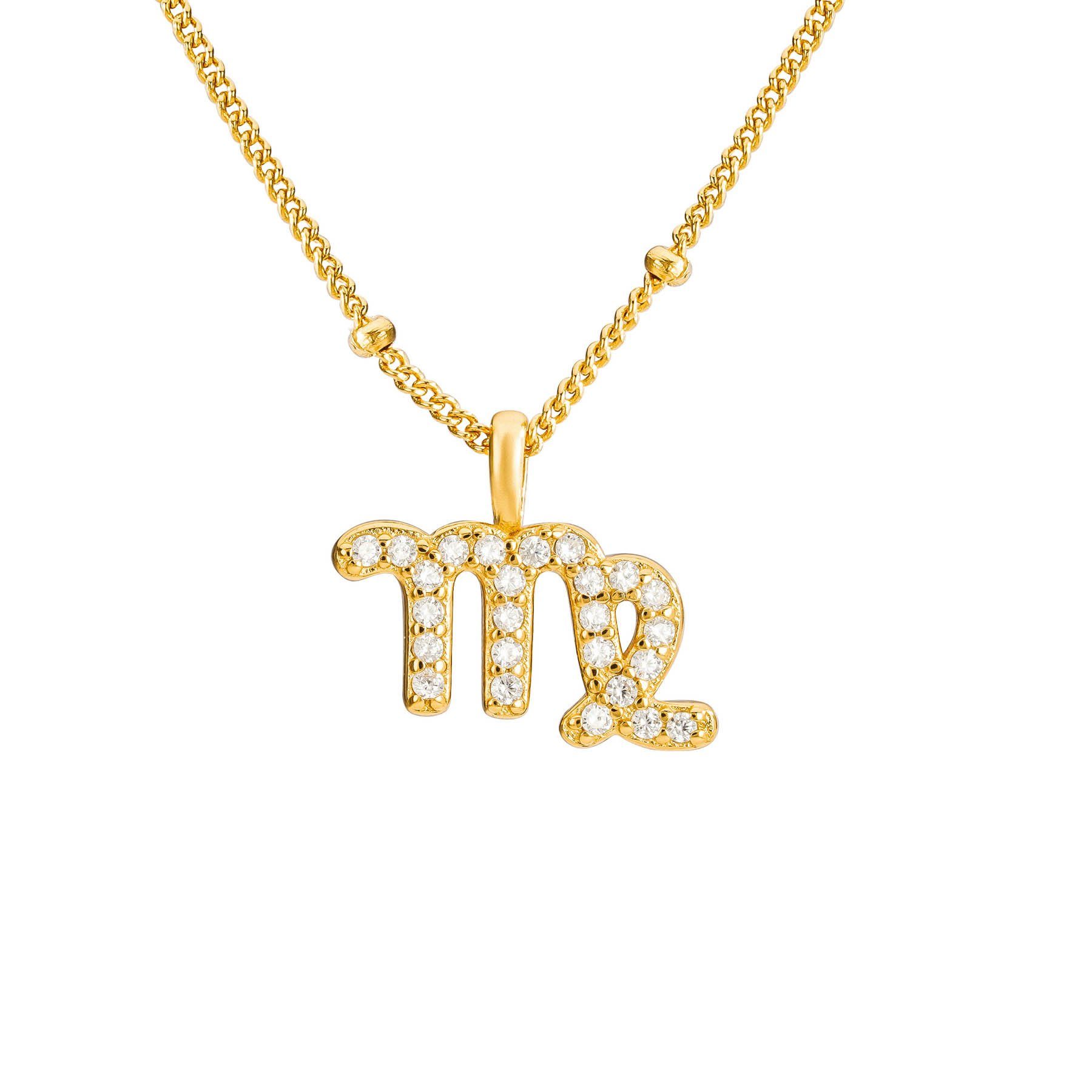 Brandlinger Kette mit Anhänger Sternzeichenkette, Silber 925 vergoldet, Ste günstig online kaufen