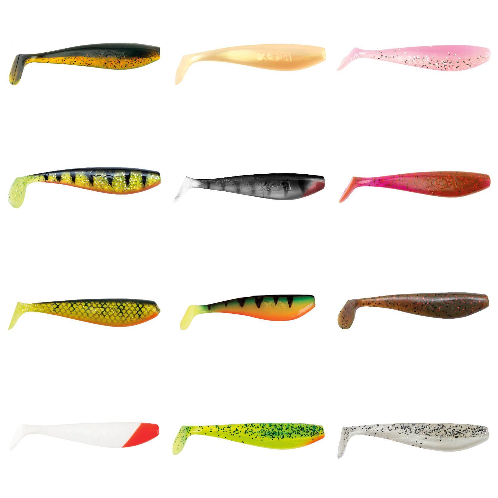 UV Rage Zander Fox Shad Gummifisch 10cm Pro Stickleback Kunstköder,