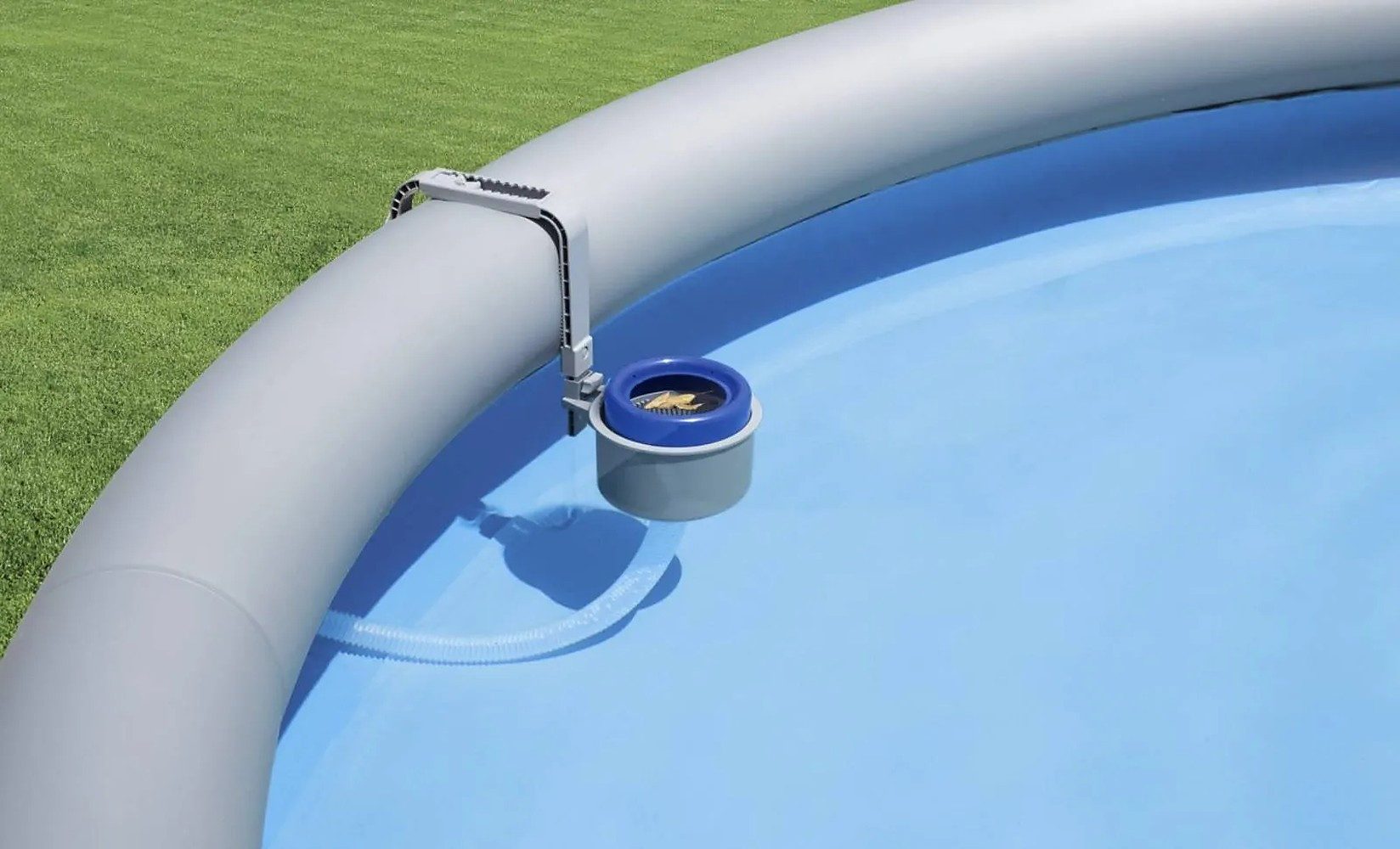 BESTWAY Skimmer Oberflächenabsauger Pool (Spar-Set, 1 St), Doppelfunktion, verstellbar, korrosionsbeständig