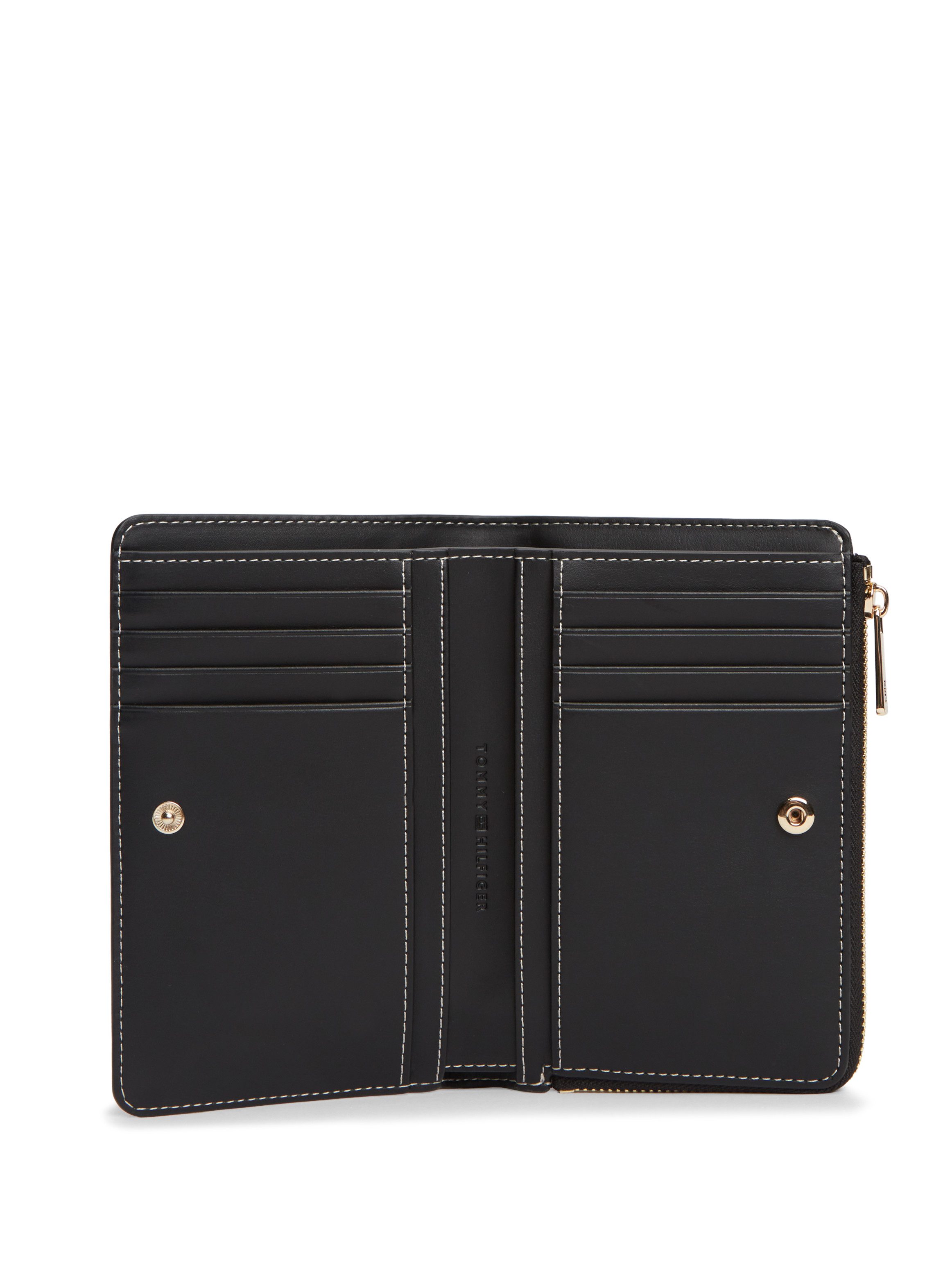 Tommy Hilfiger Geldbörse TH ICON BIFOLD WALLET MONOPLAY, Damen Geldbeutel, Portemonnaie mit TH-Schmucklogo